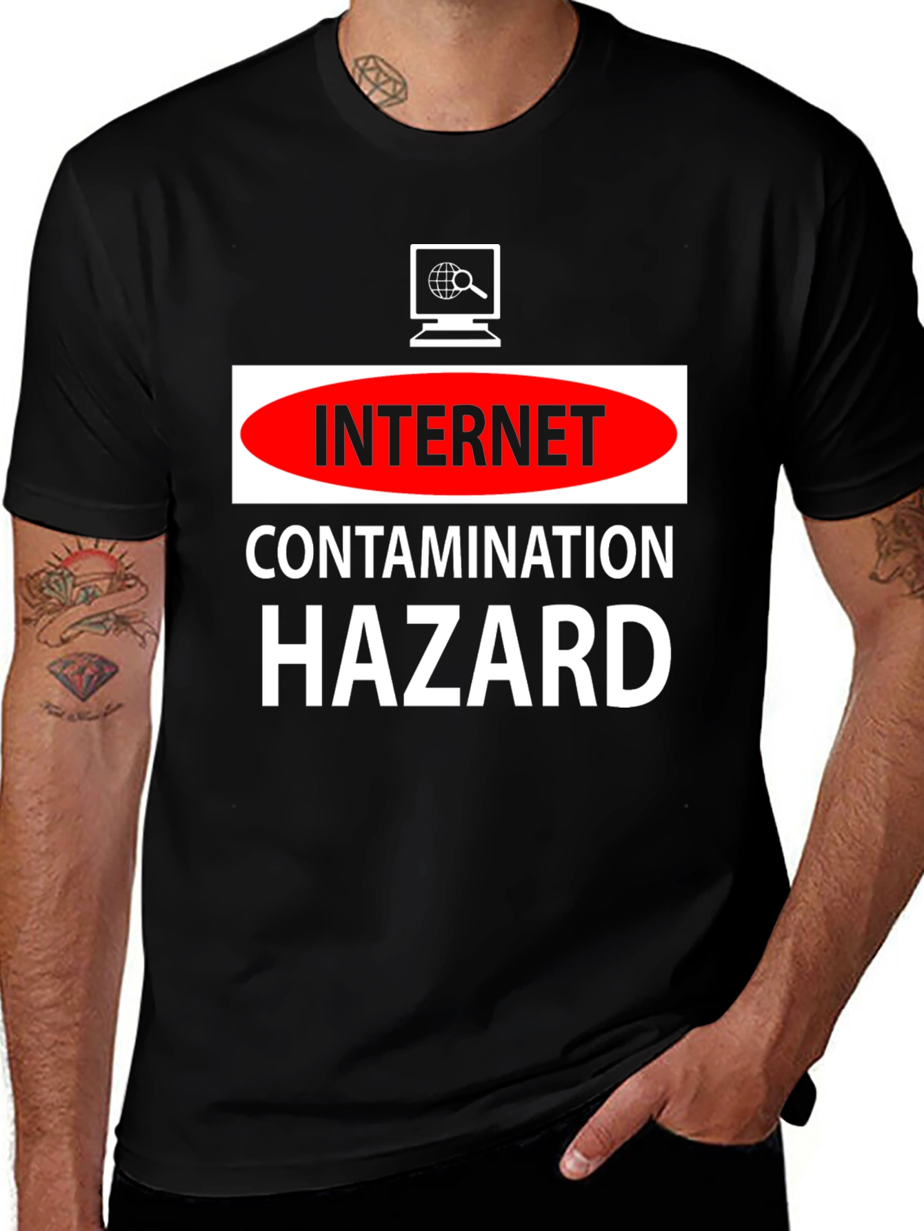 Internet Contamination Hazard T-Shirt
