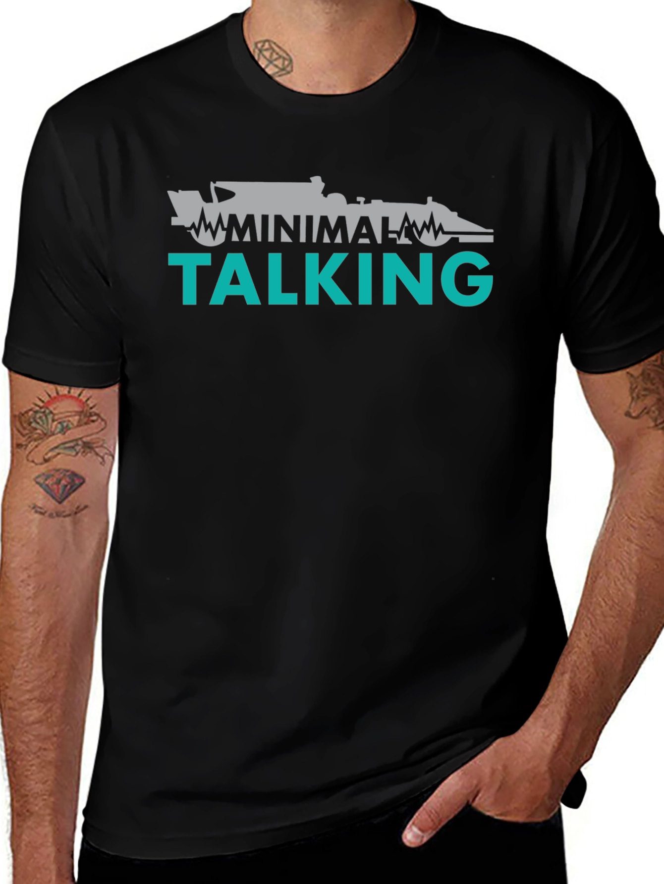 Variant 15 of Minimal Talking Formula 1 T-Shirt