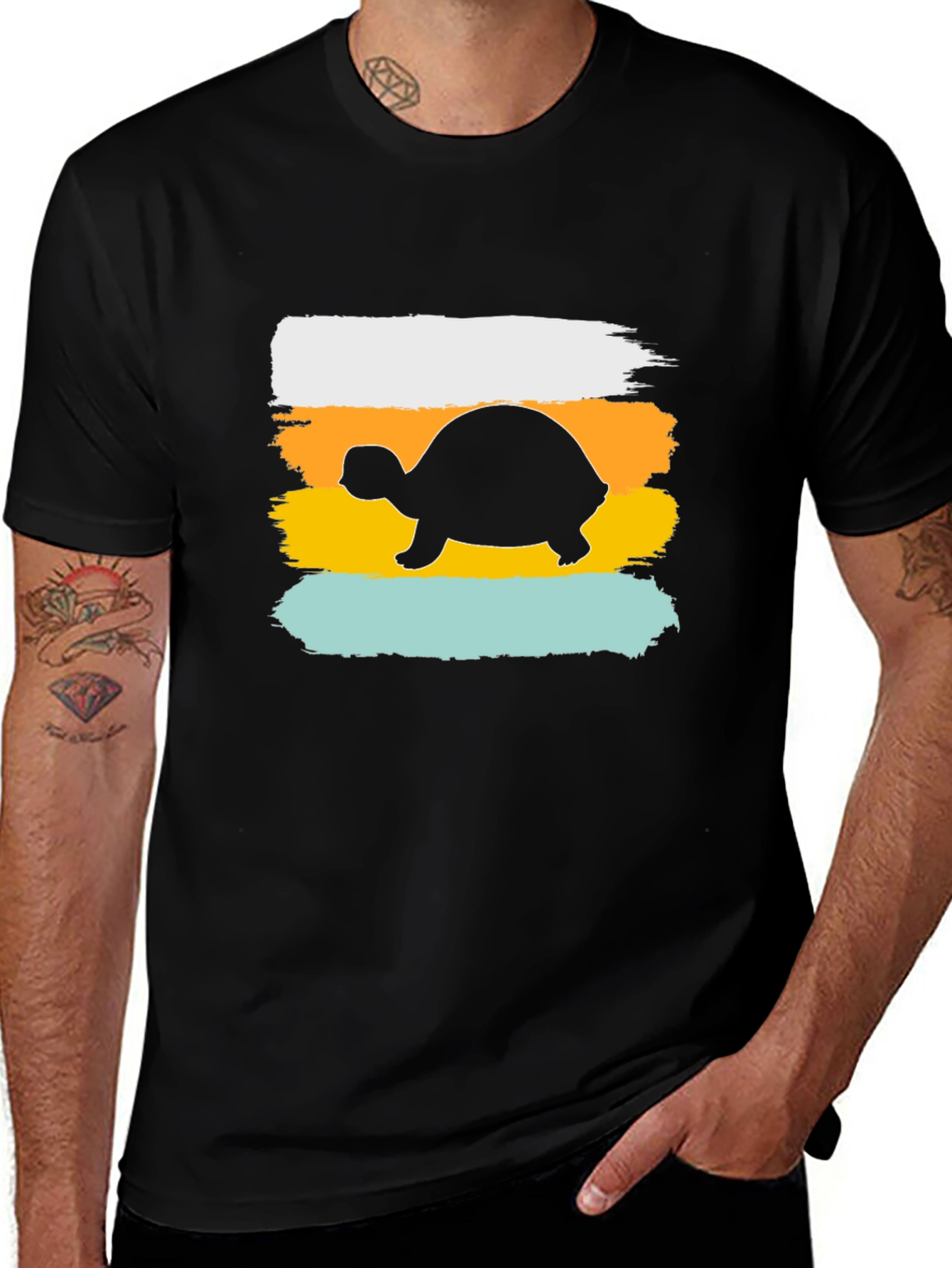 Variant 3 of Retro Turtle Tee - Cool Graphic T-Shirt