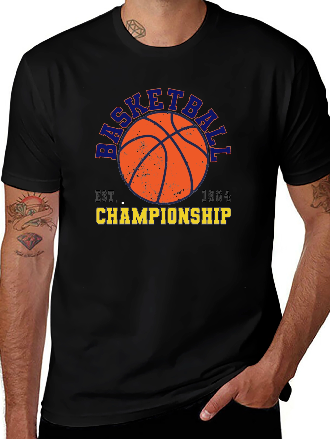 Variant 10 of Basketball Championship T-Shirt - Vintage Graphic Tee