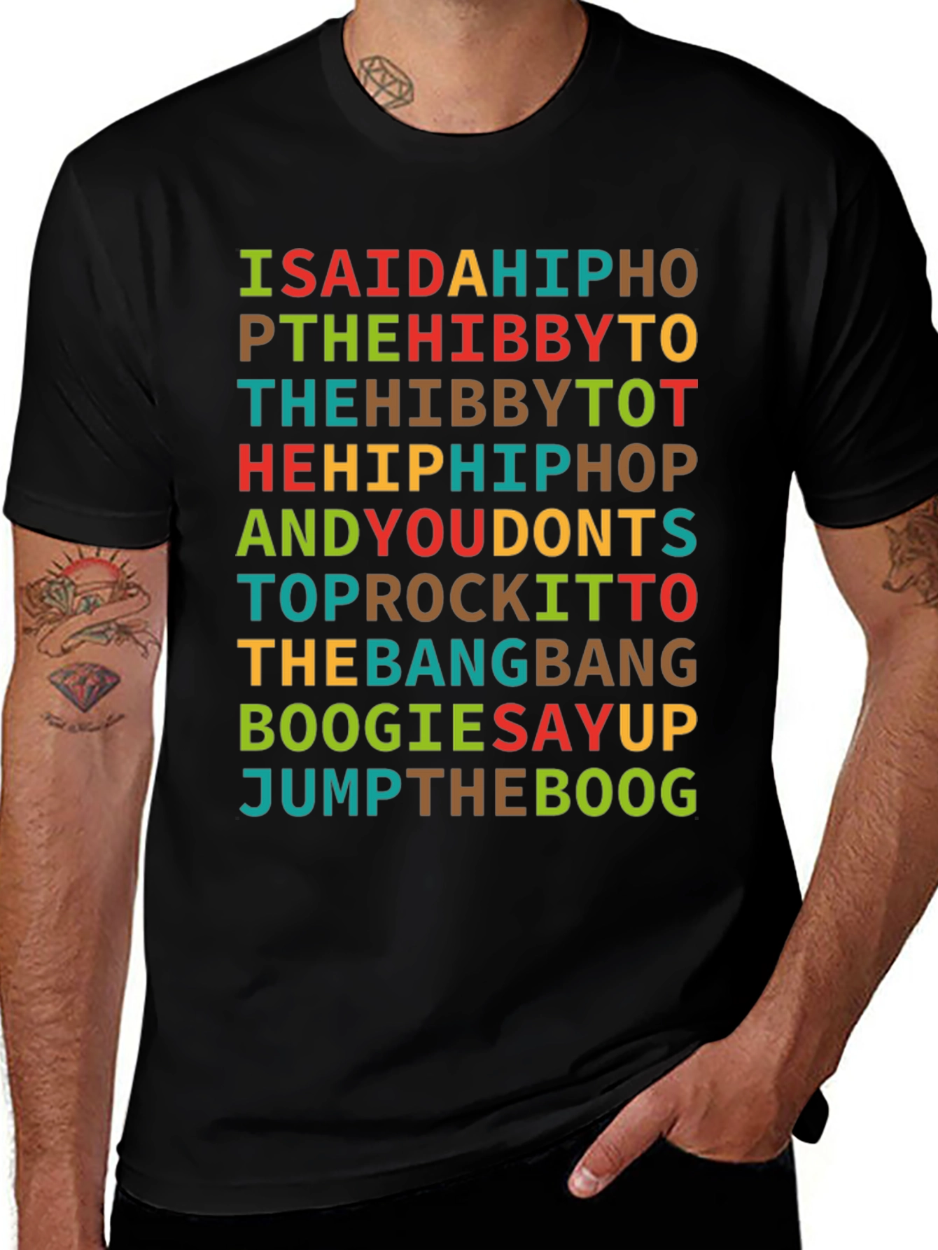 Retro Hip Hop Rhyme T-Shirt
