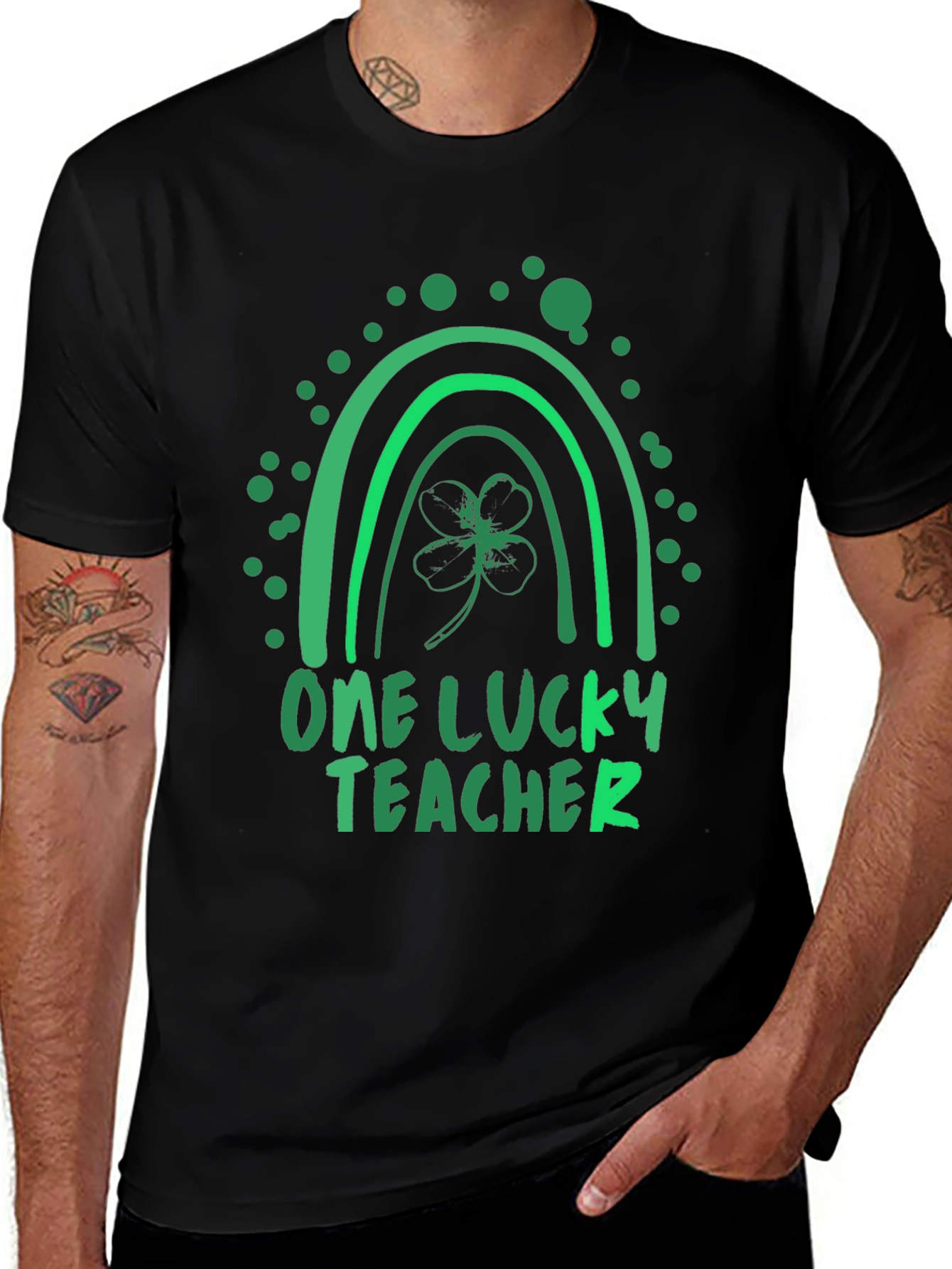 Variant 11 of One Lucky Teacher St. Patrick's Day T-Shirt
