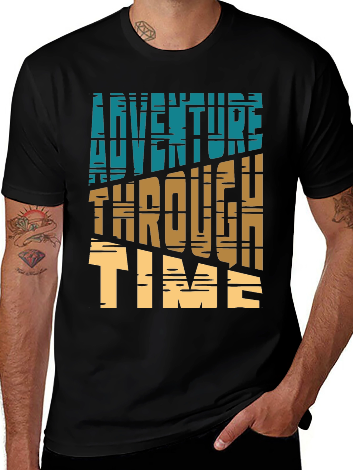 Variant 17 of Adventure Through Time Graphic T-Shirt