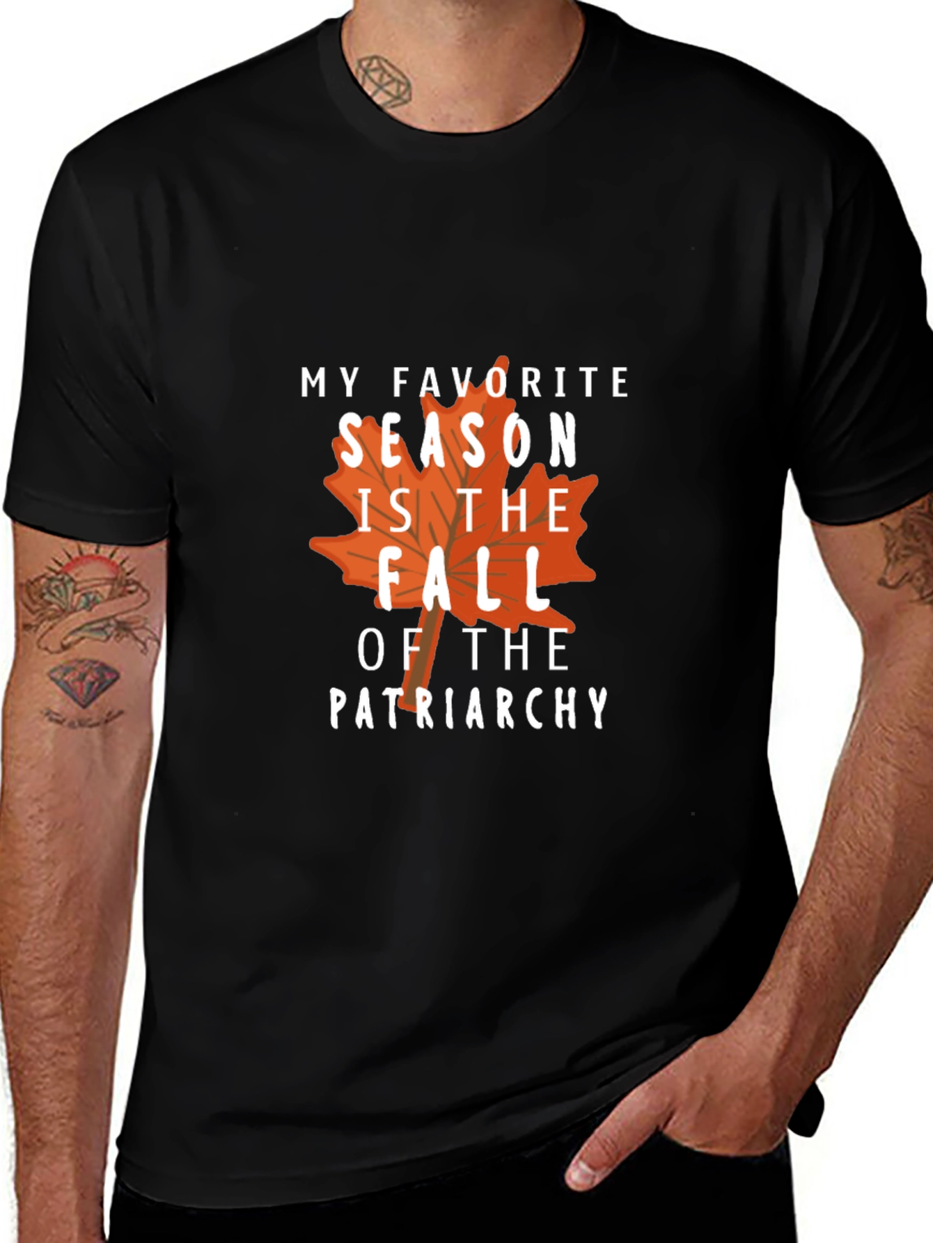 Fall of Patriarchy T-Shirt - Autumn Season Tee