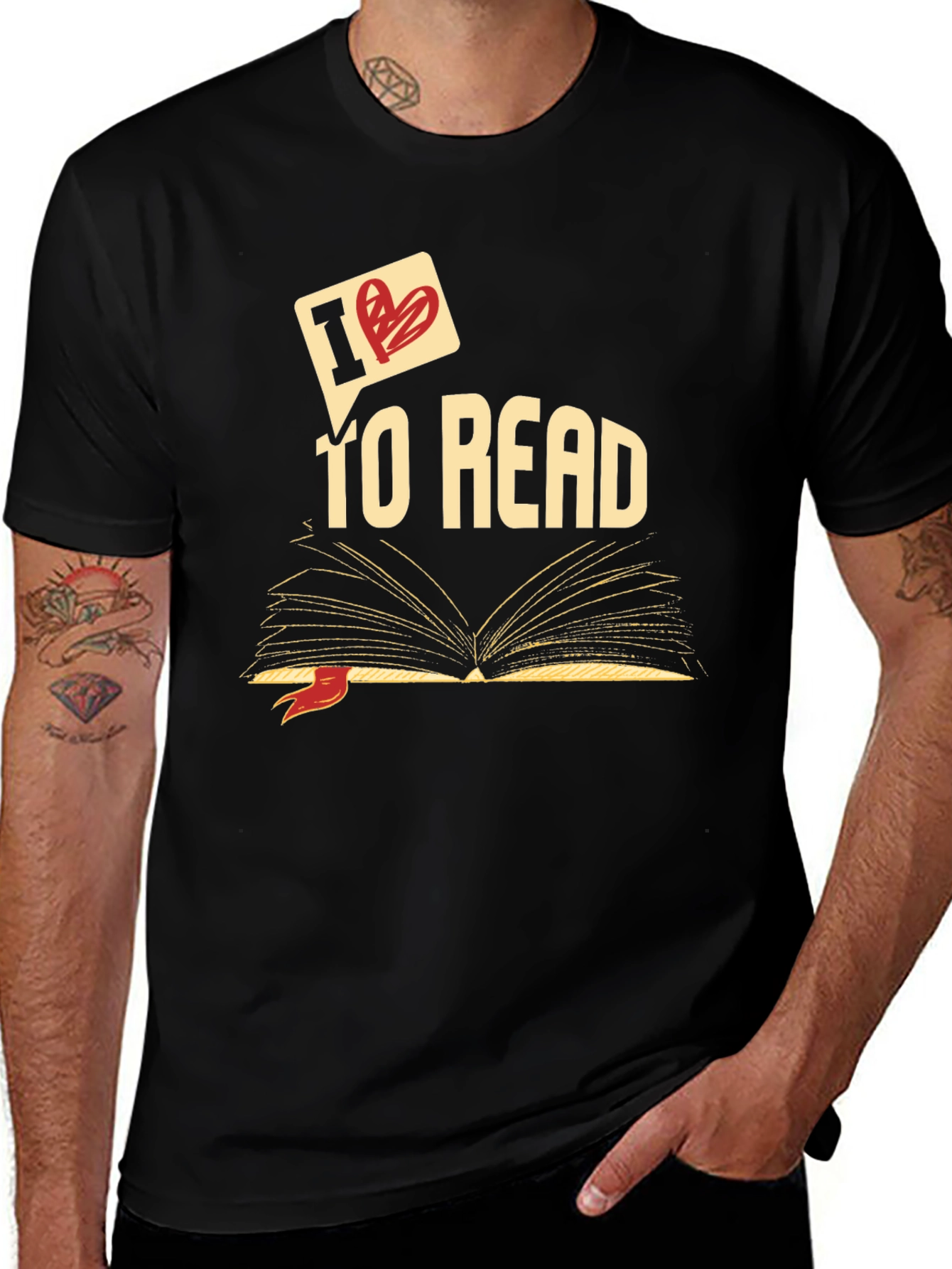 Variant 30 of I Heart to Read Graphic Novelty T-Shirt