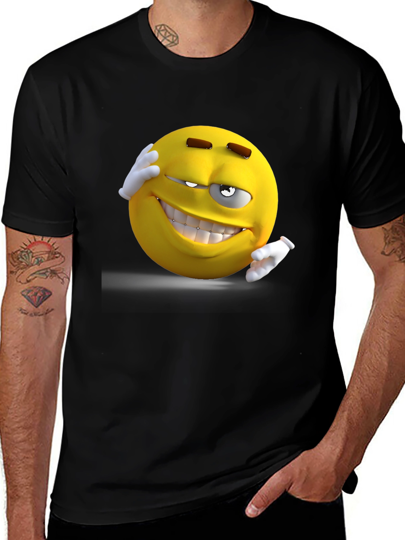 Variant 21 of Winking Emoji Graphic Tee