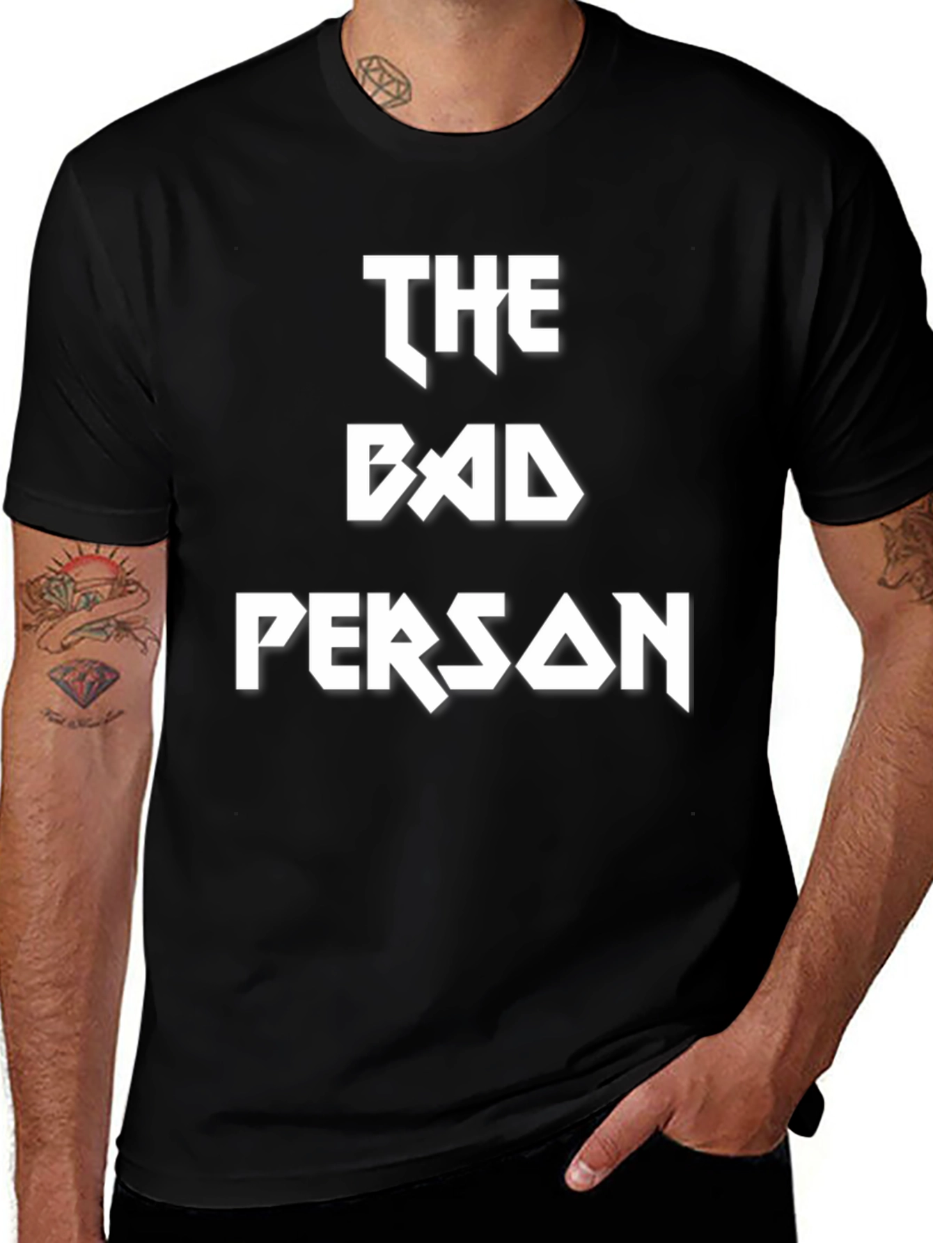 Variant 20 of The Bad Person T-Shirt - Bold Graphic Tee