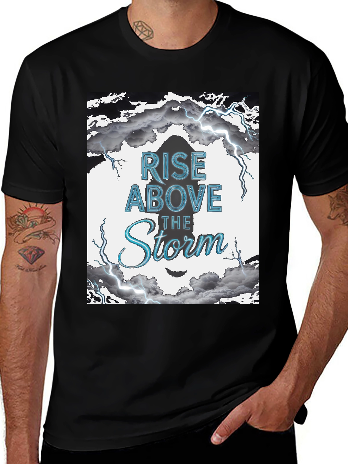 Variant 18 of Rise Above the Storm Graphic T-Shirt