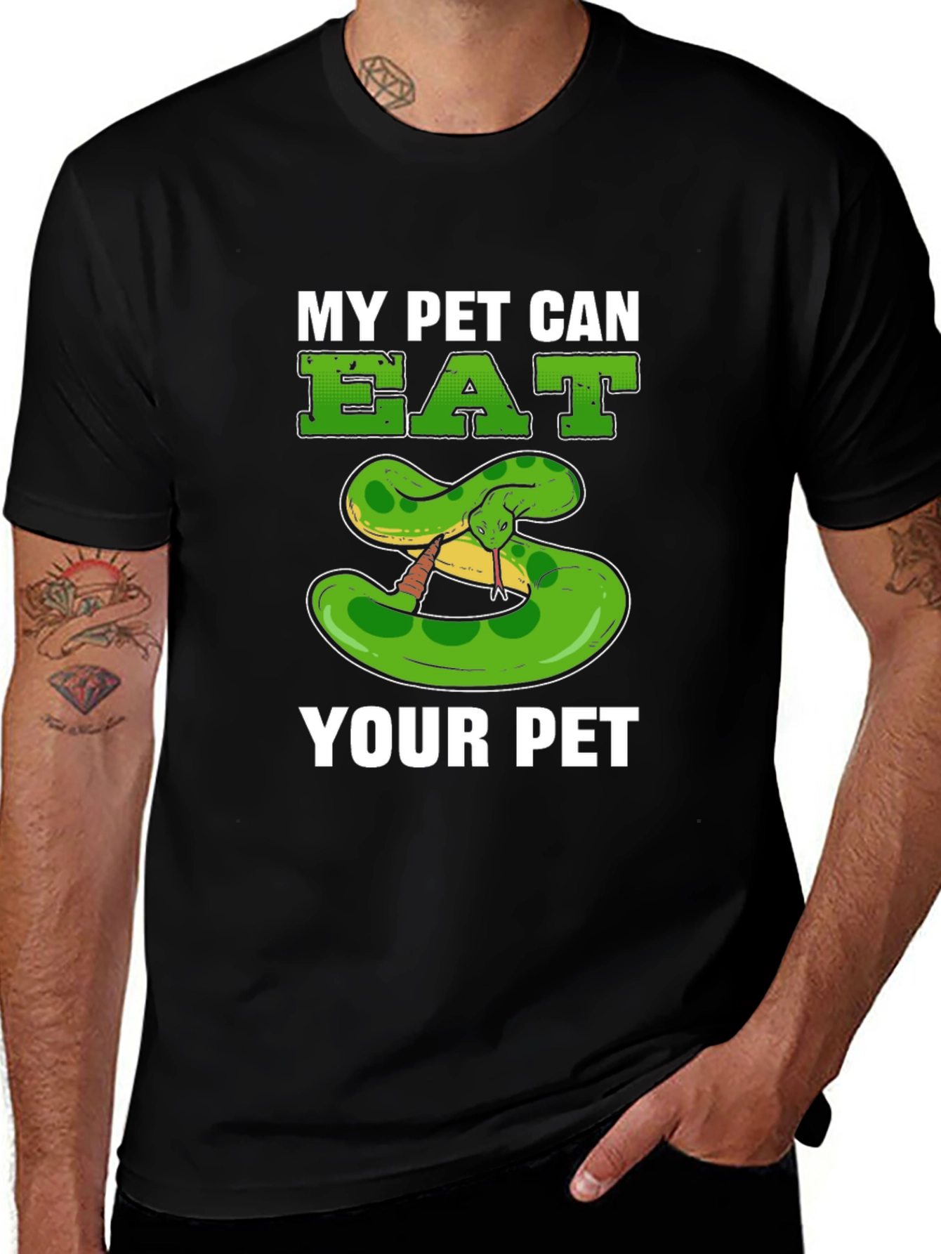 Variant 24 of My Pet Can Eat Your Pet Snake T-Shirt