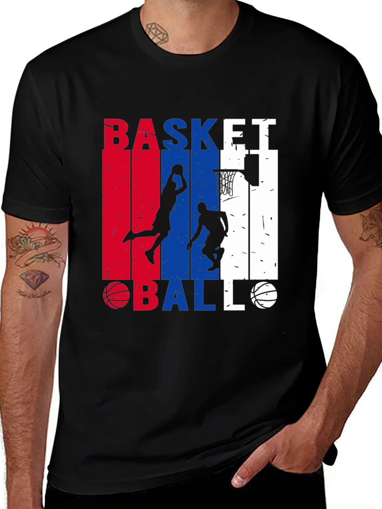 Variant 28 of Basketball Graphic Tee - Stylish & Comfortable