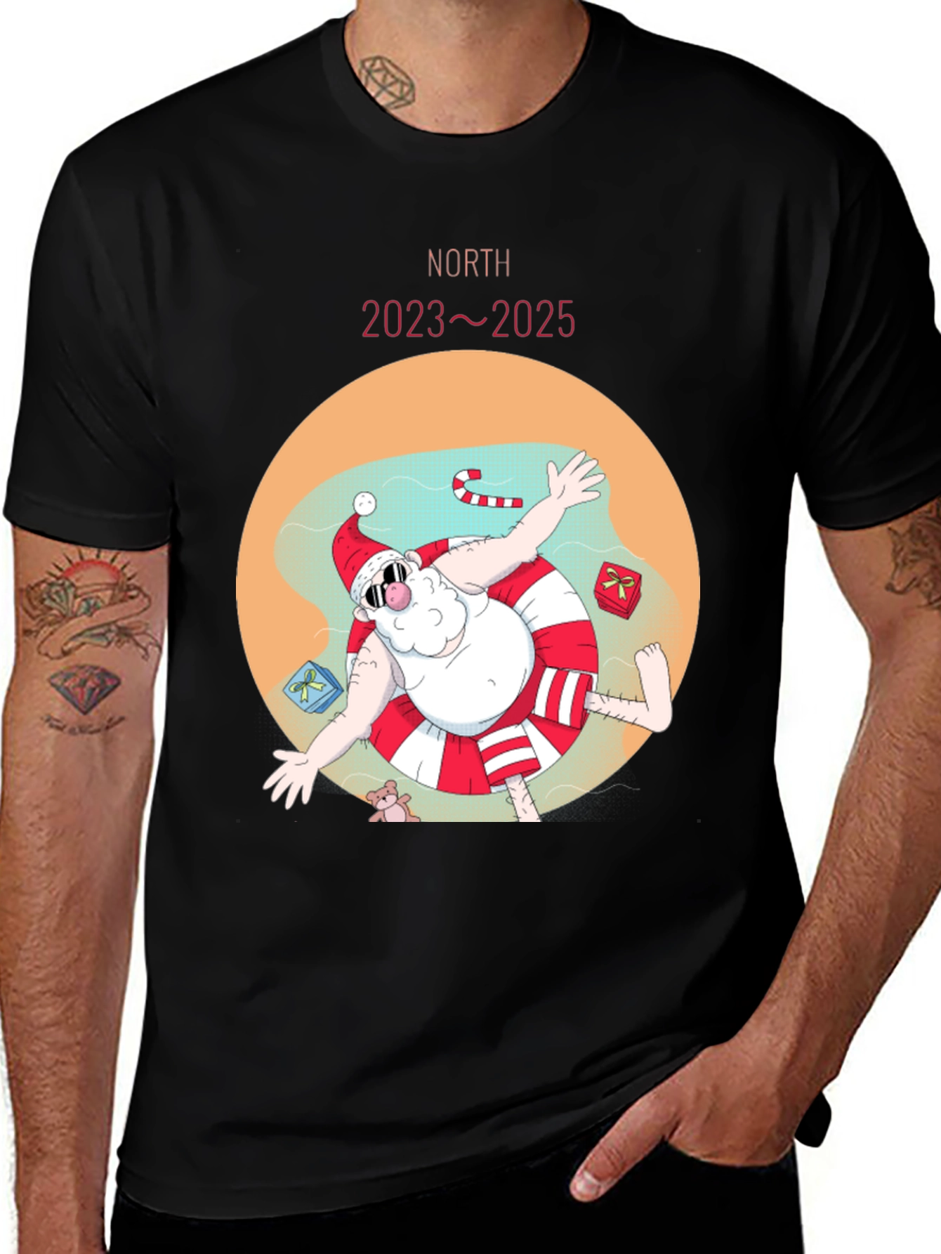 Variant 15 of Holiday Santa T-Shirt