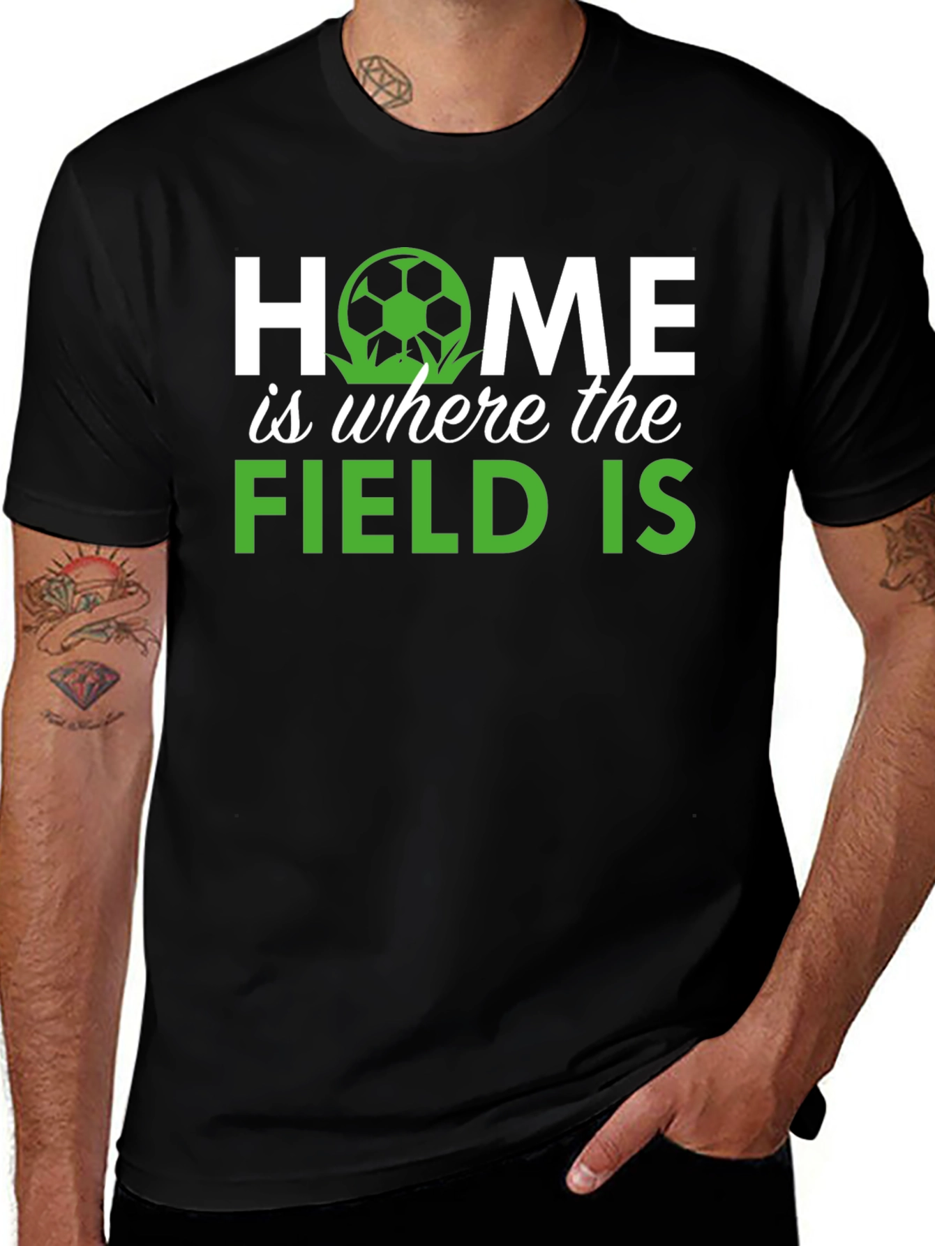Variant 26 of Home is Where the Field Is Graphic Tee