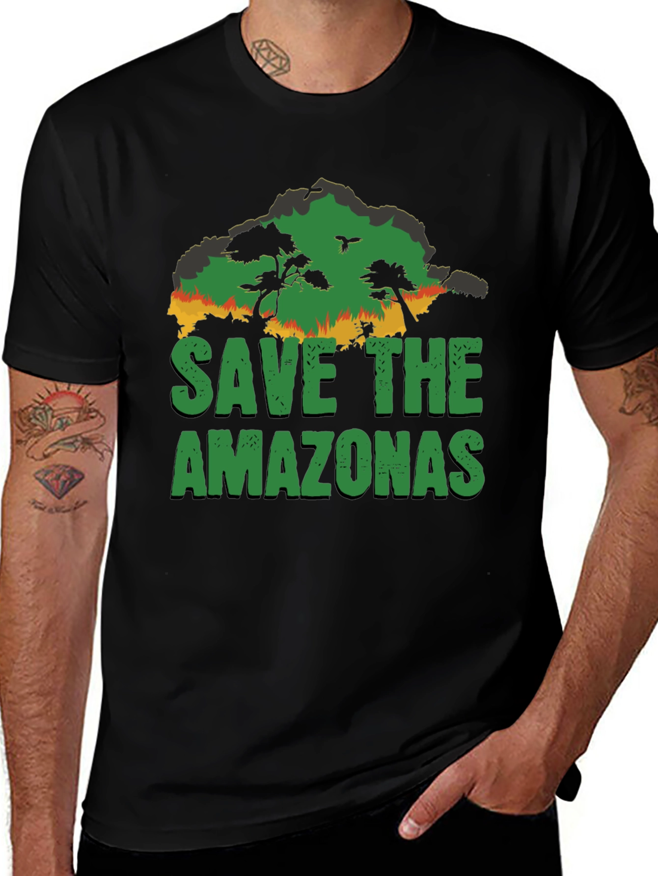 Save the Amazonas Graphic T-Shirt
