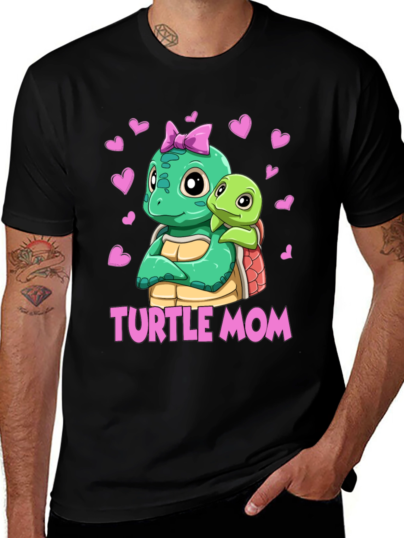 Turtle Mom Graphic Tee - Cute Mothers Day Shirt