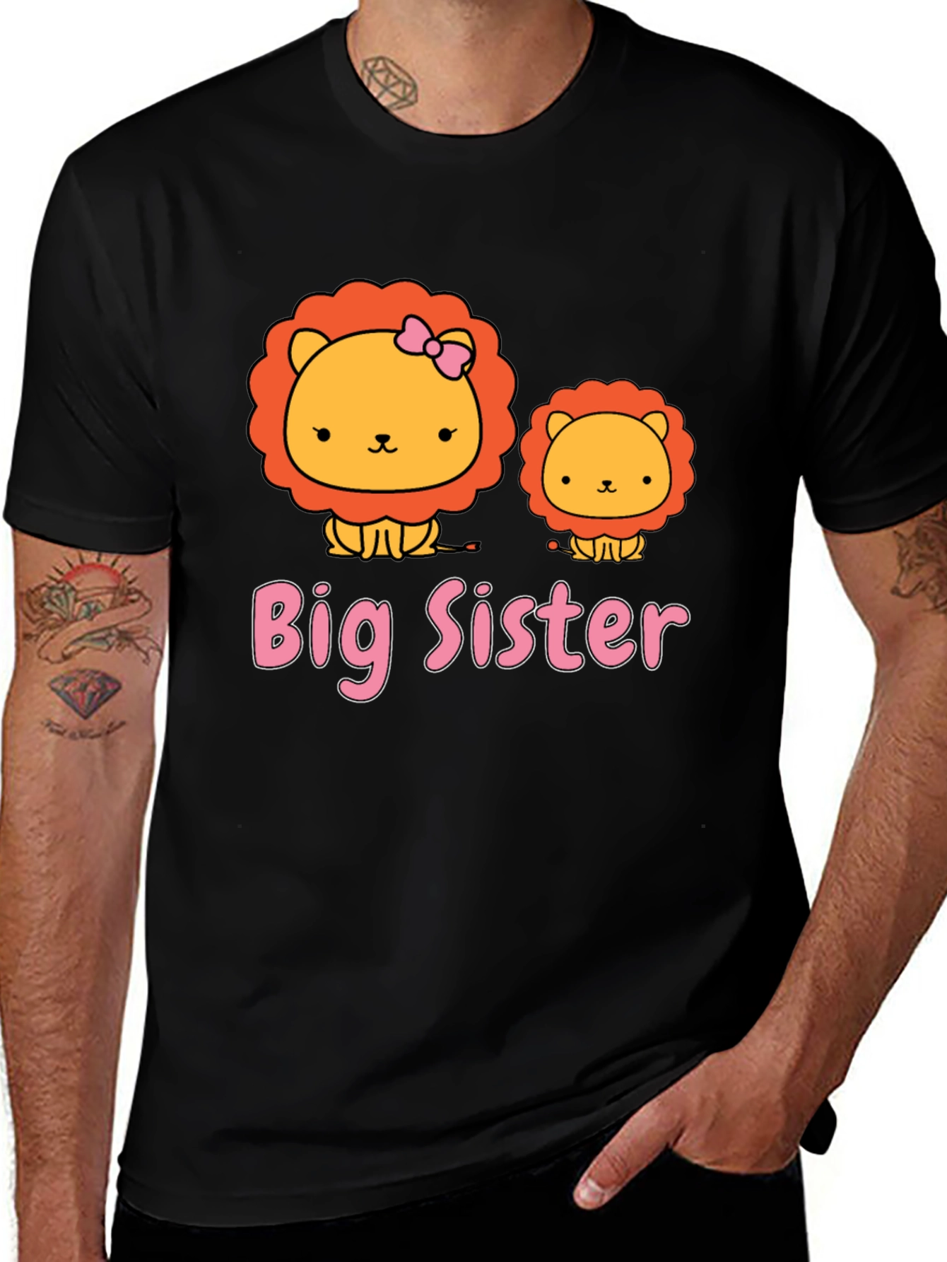 Variant 22 of Big Sister Lion Graphic T-Shirt