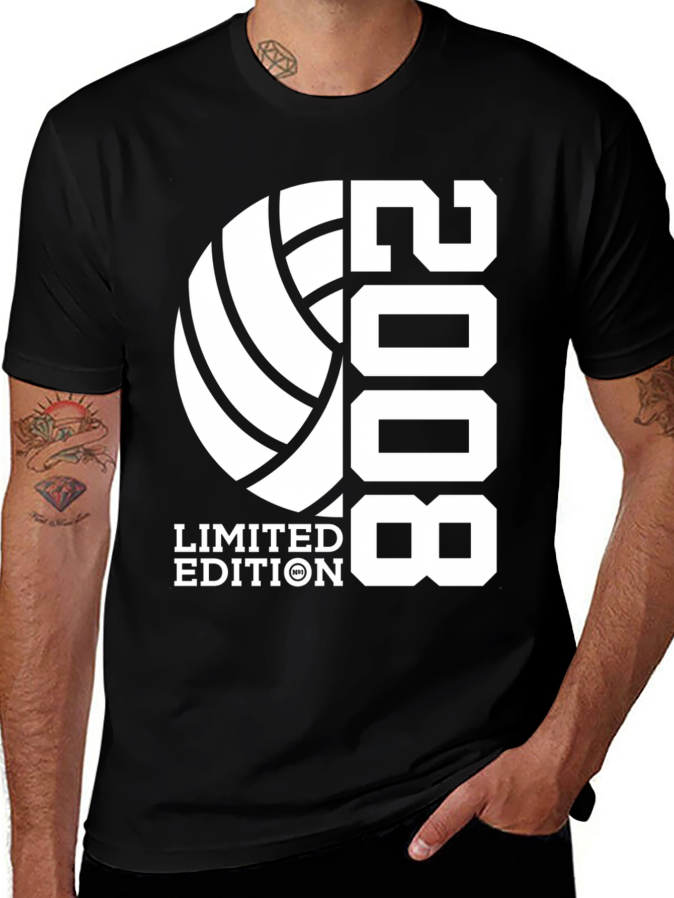 Variant 30 of Volleyball Limited Edition 2008 Graphic T-Shirt