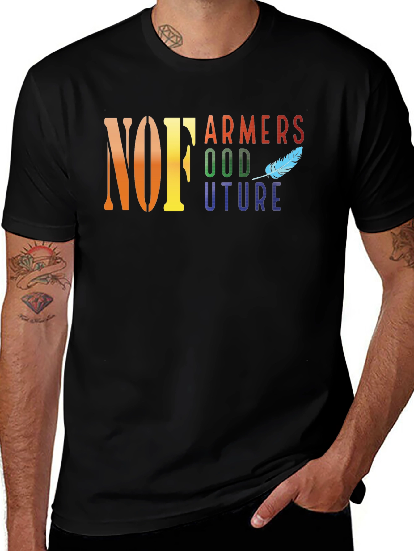 Variant 20 of NOFA Farmers Future Black Graphic T-Shirt