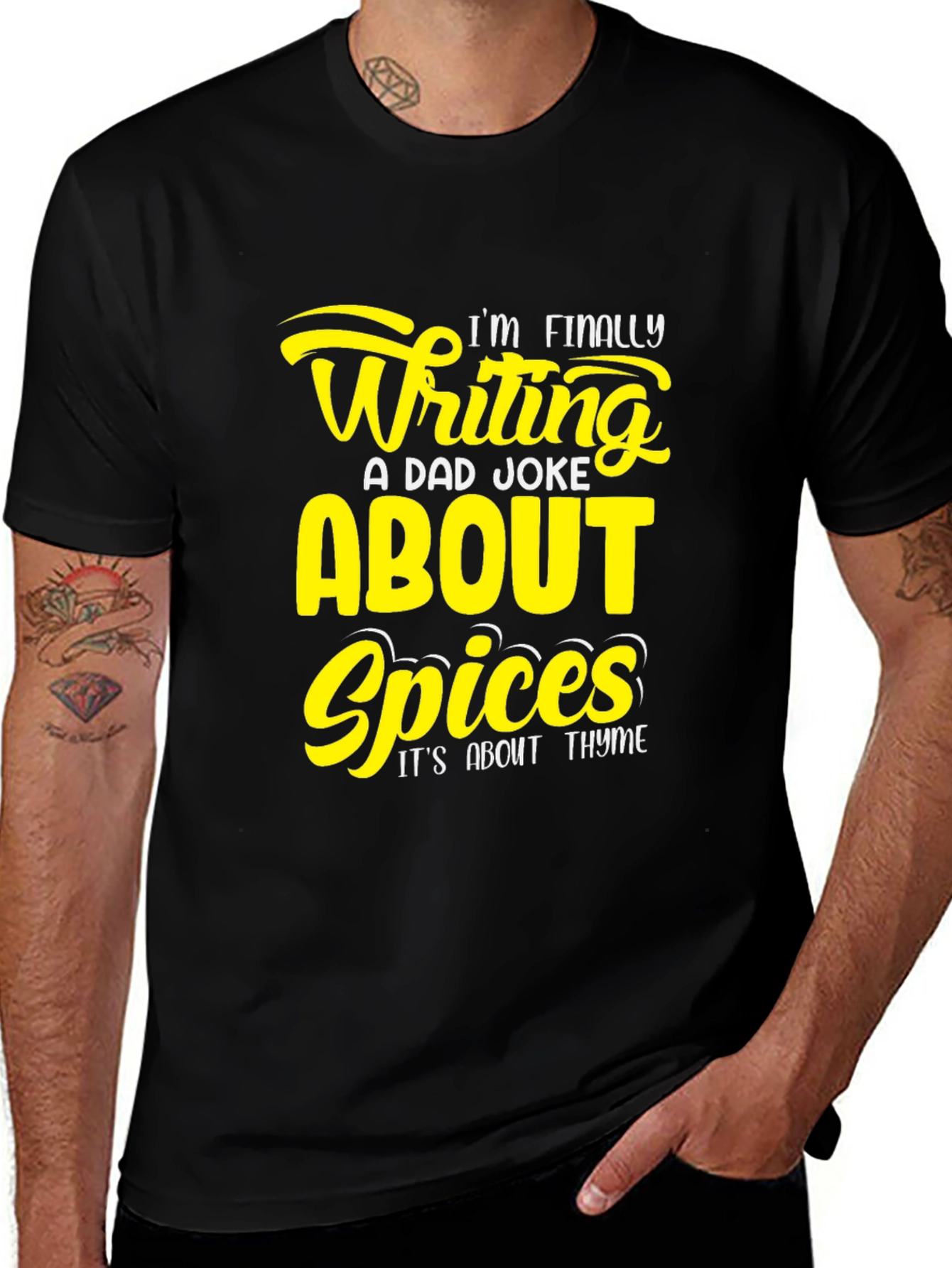 Variant 19 of Dad Joke Spices T-Shirt - It's About Thyme Funny Pun