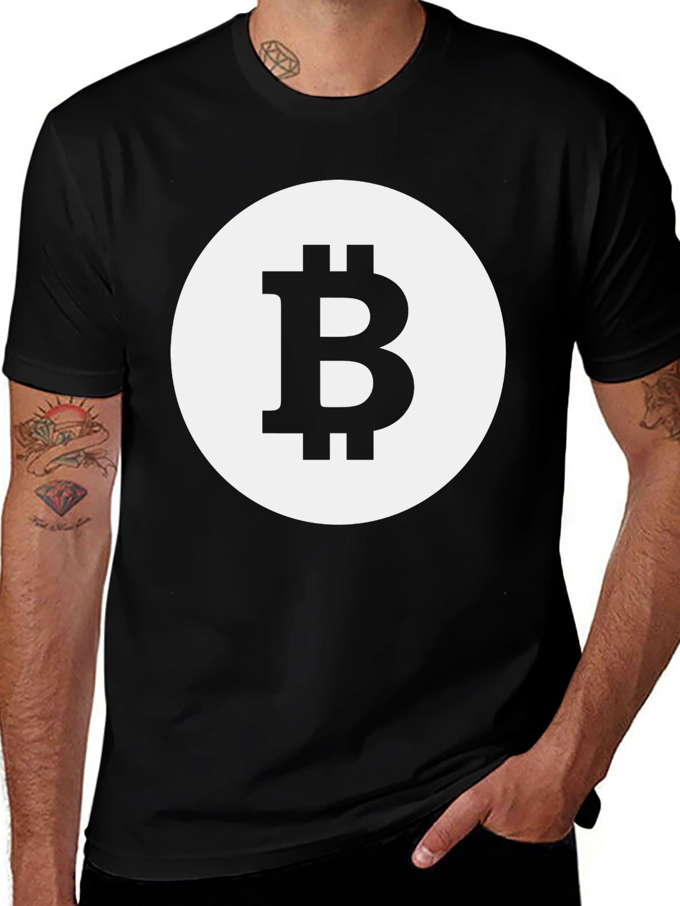 Variant 17 of Bitcoin Logo T-Shirt - Crypto Currency Tee