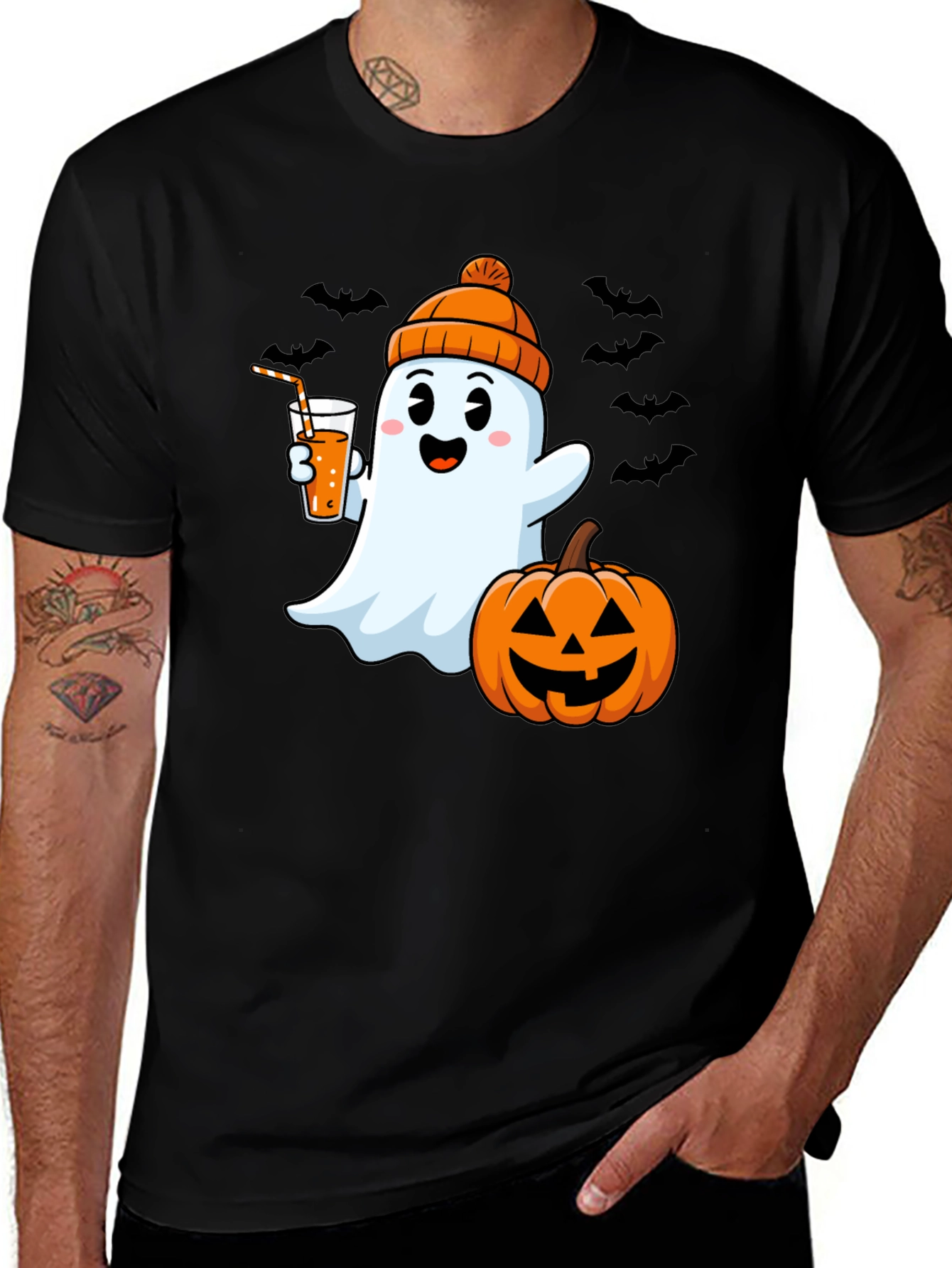 Variant 20 of Halloween Ghost Graphic Tee