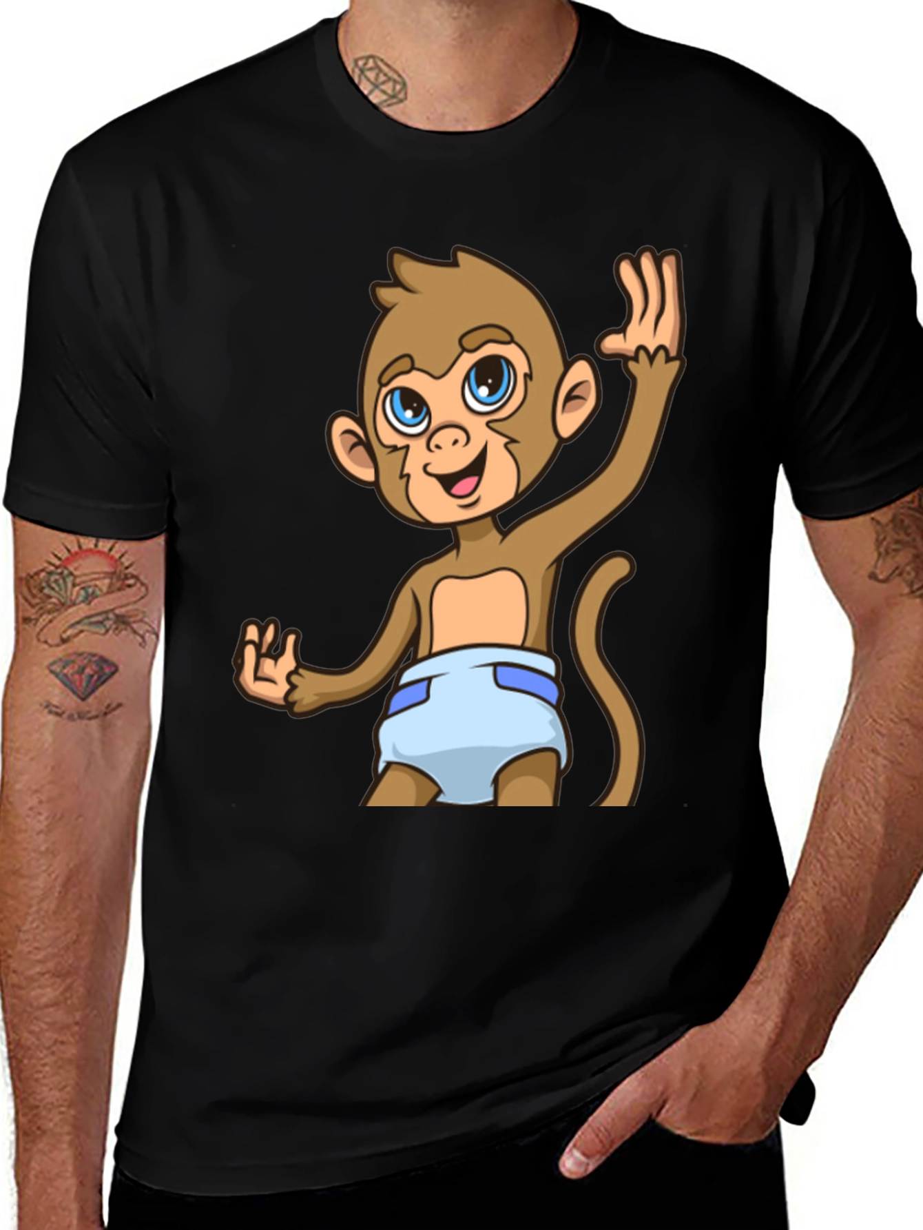 Variant 11 of Monkey Baby T-Shirt