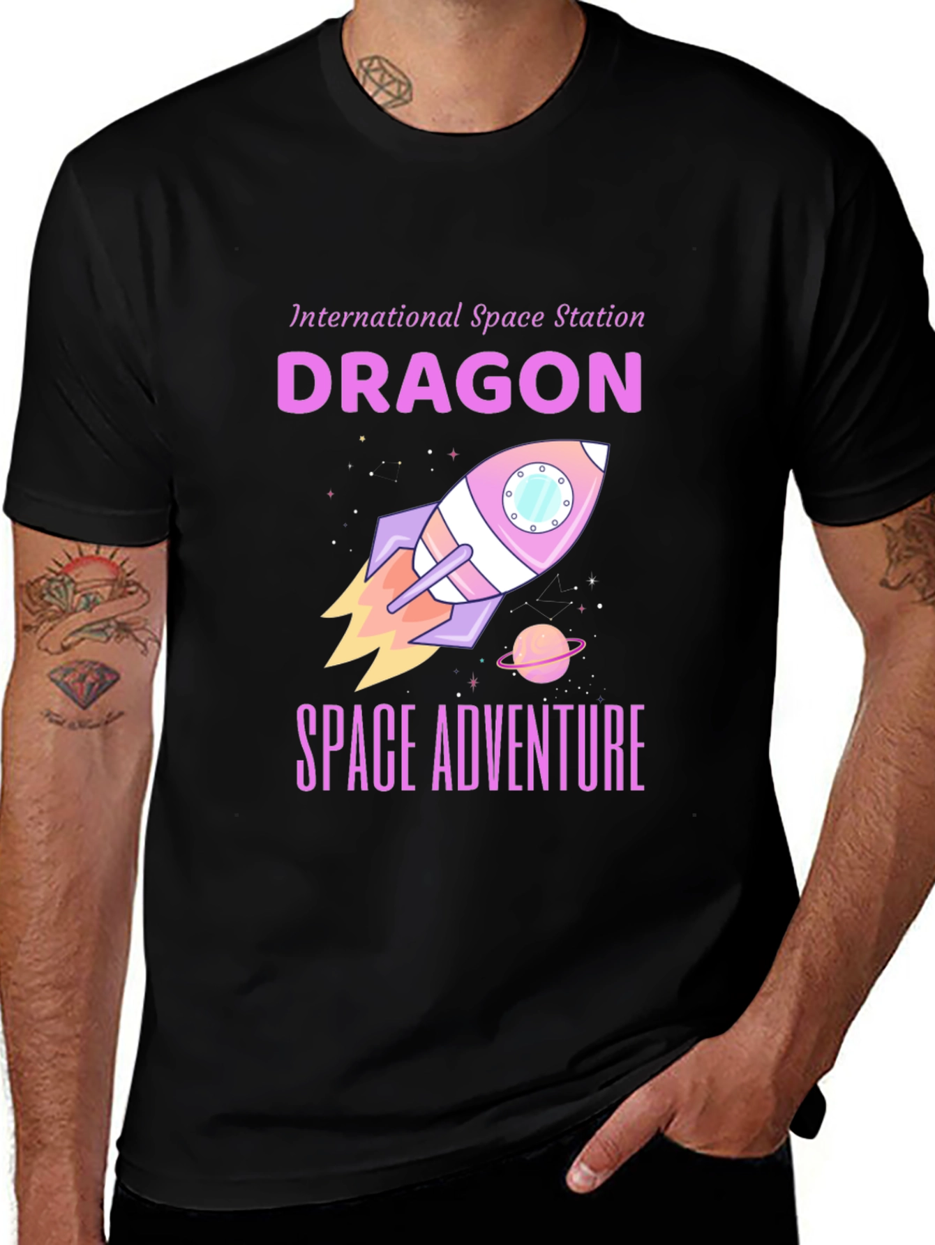 Variant 10 of Dragon Space Adventure T-Shirt