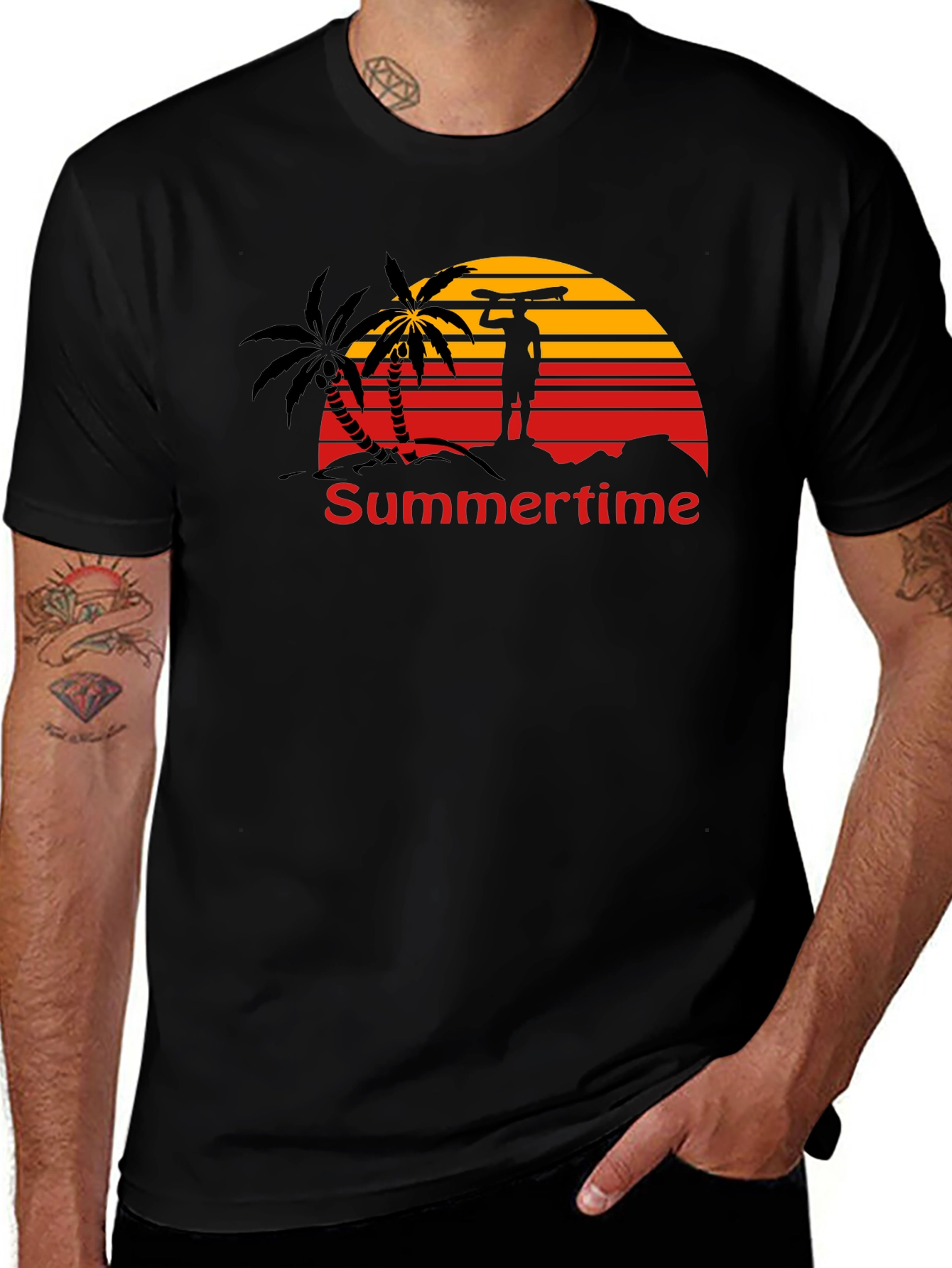 Variant 14 of Summertime Graphic Tee - Beach Vibes