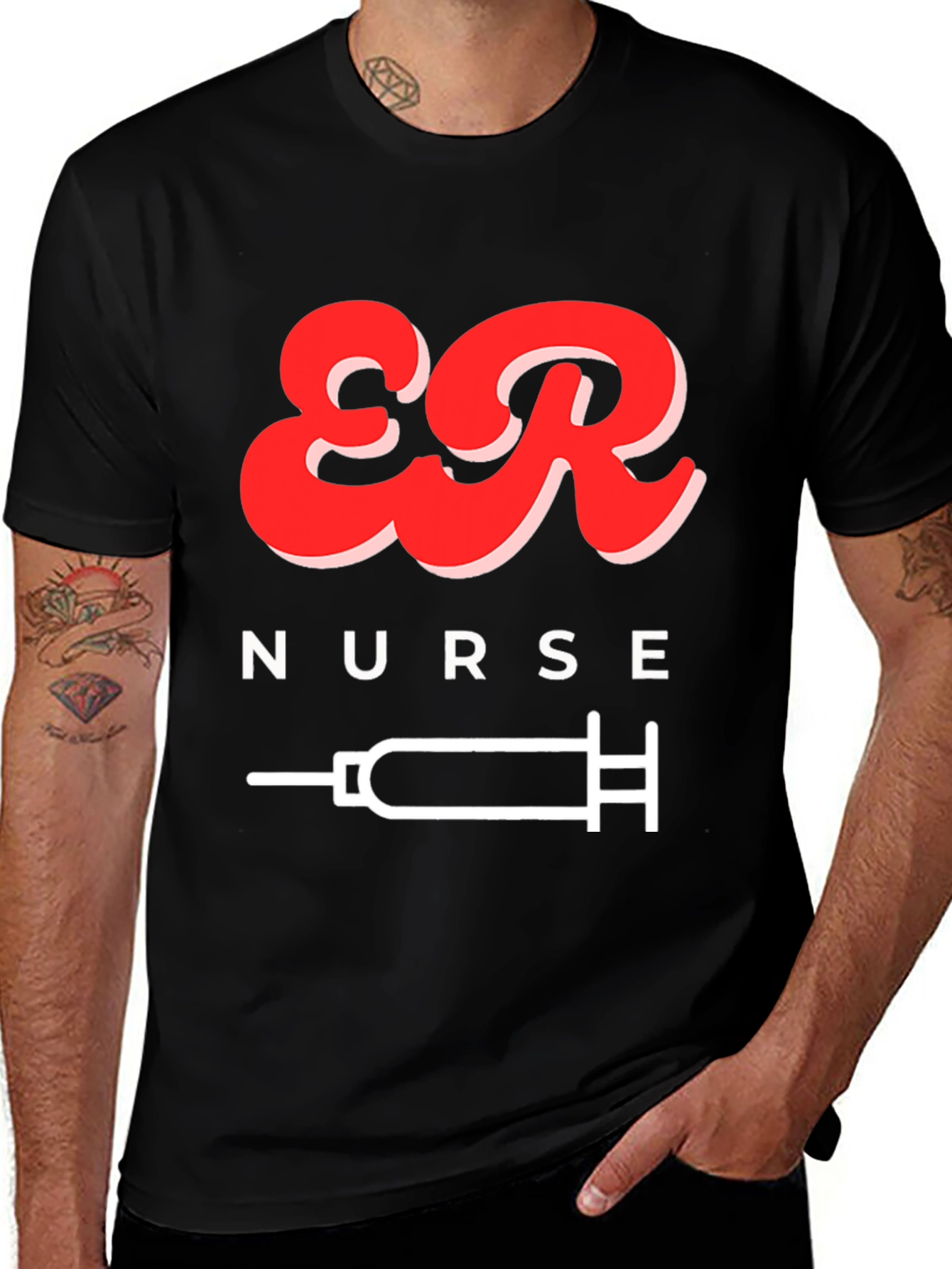 ER Nurse T-Shirt - Stylish and Comfortable Cotton Tee
