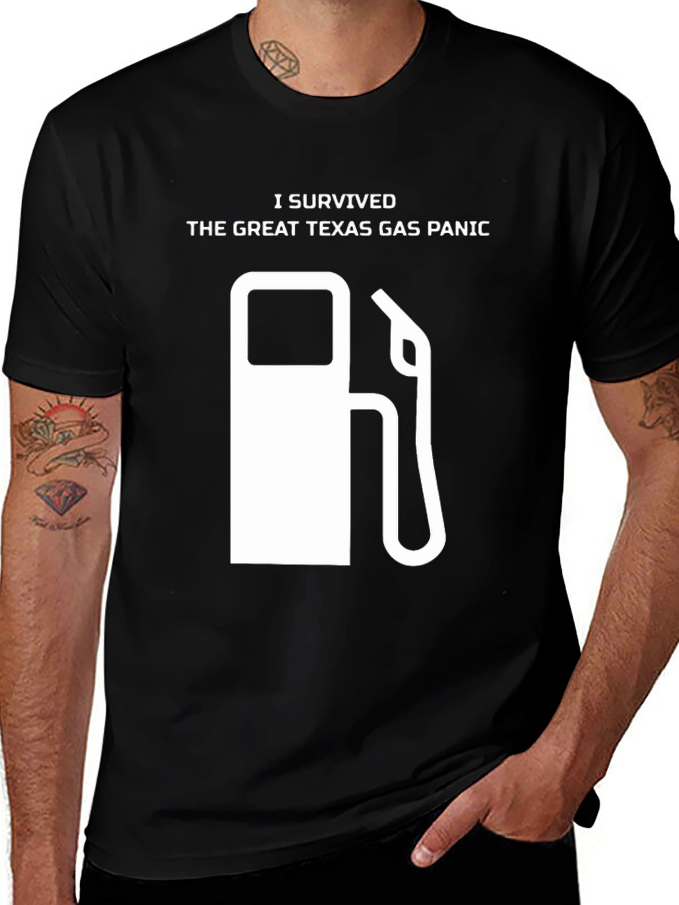 Variant 7 of I Survived Texas Gas Panic T-Shirt
