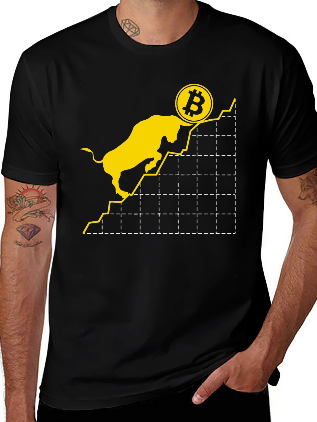Bitcoin Bull Market Black T-Shirt