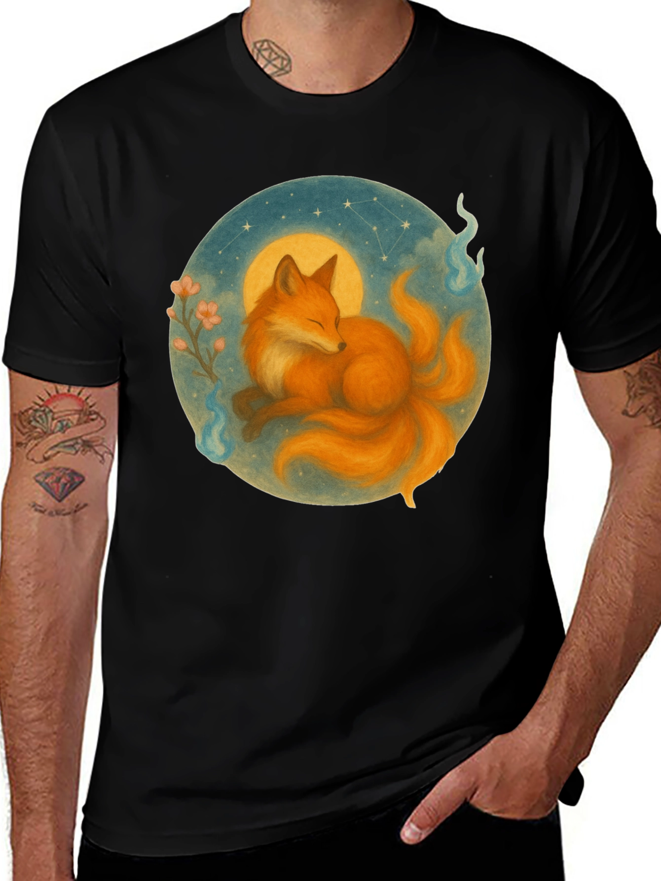 Nine-Tailed Fox Graphic Tee