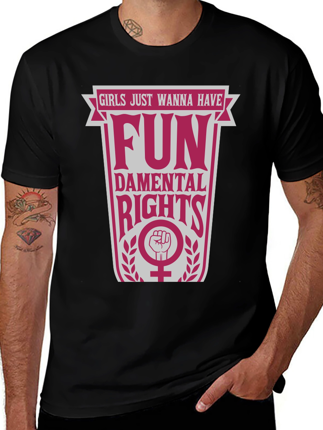 Variant 28 of Feminist Fun Rights T-Shirt