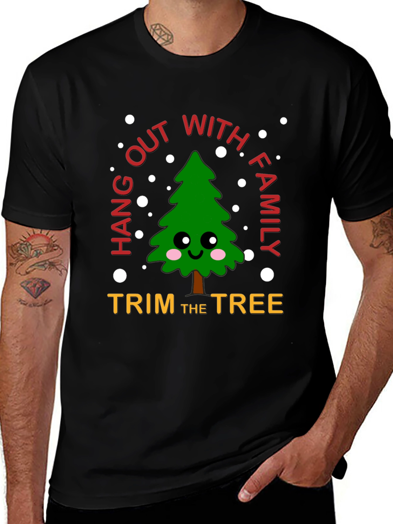 Family Christmas Tree T-Shirt