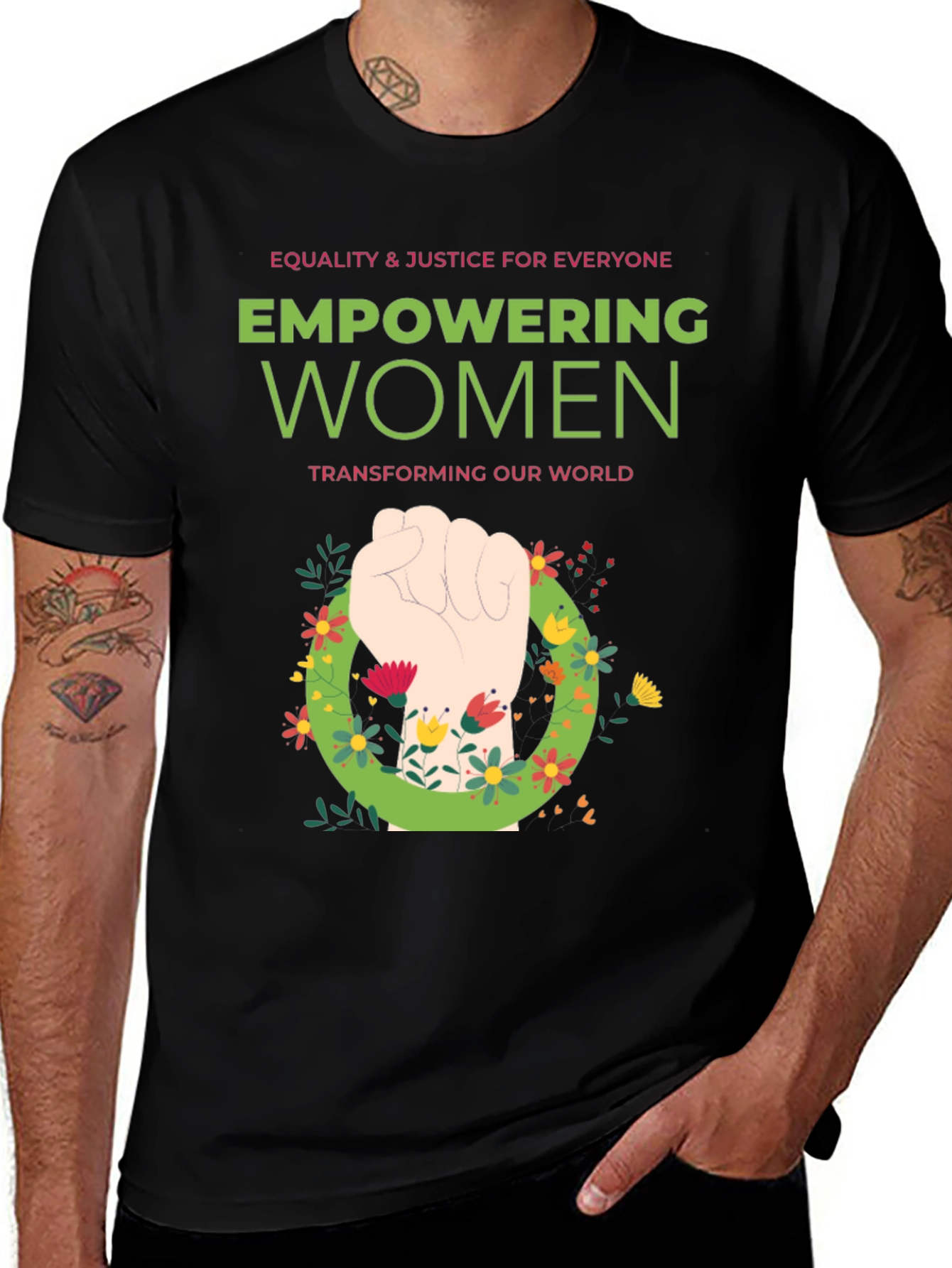 Empowering Women T-Shirt - Equality and Justice Tee