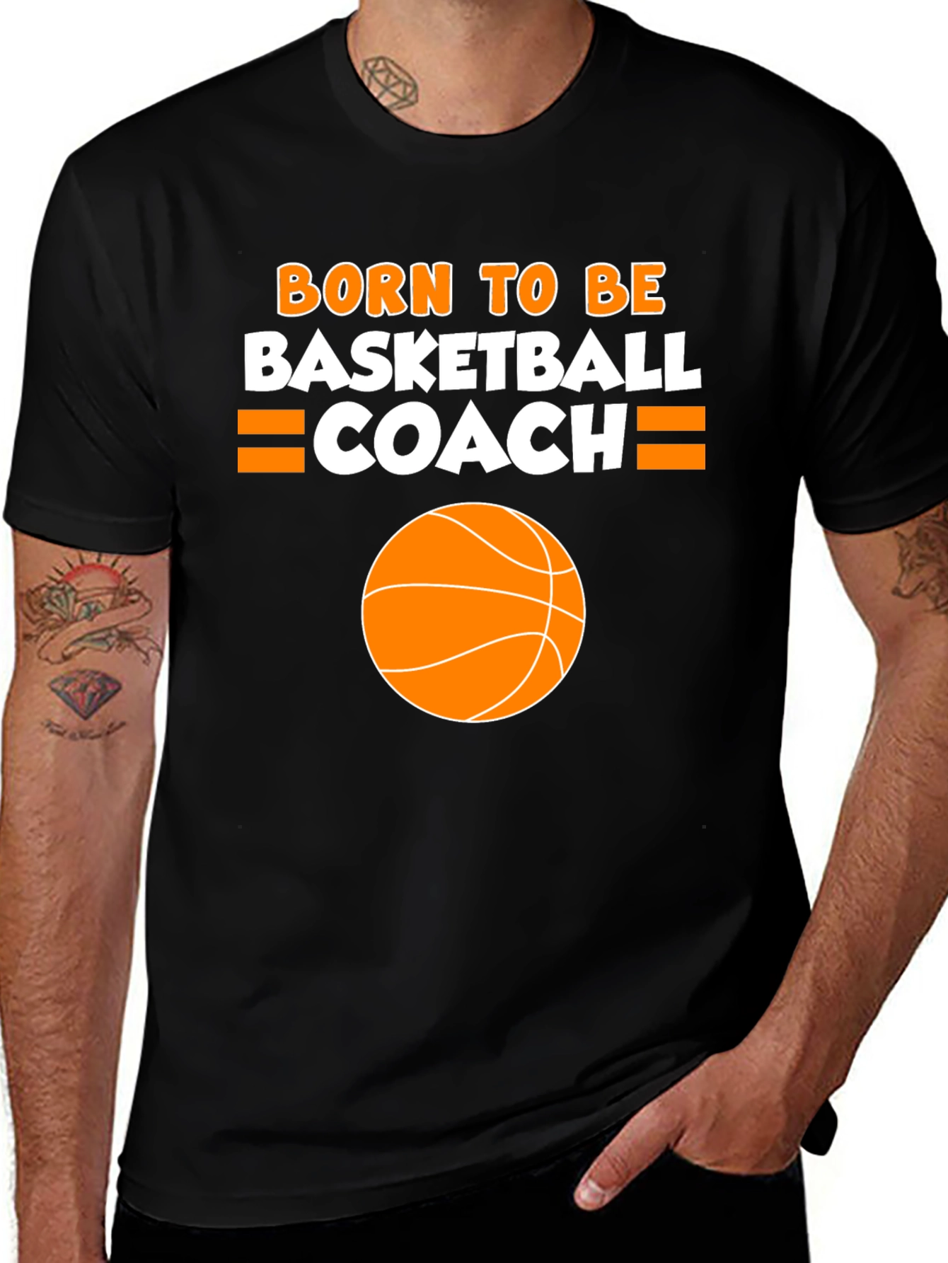 Variant 21 of Born to be Basketball Coach T-Shirt