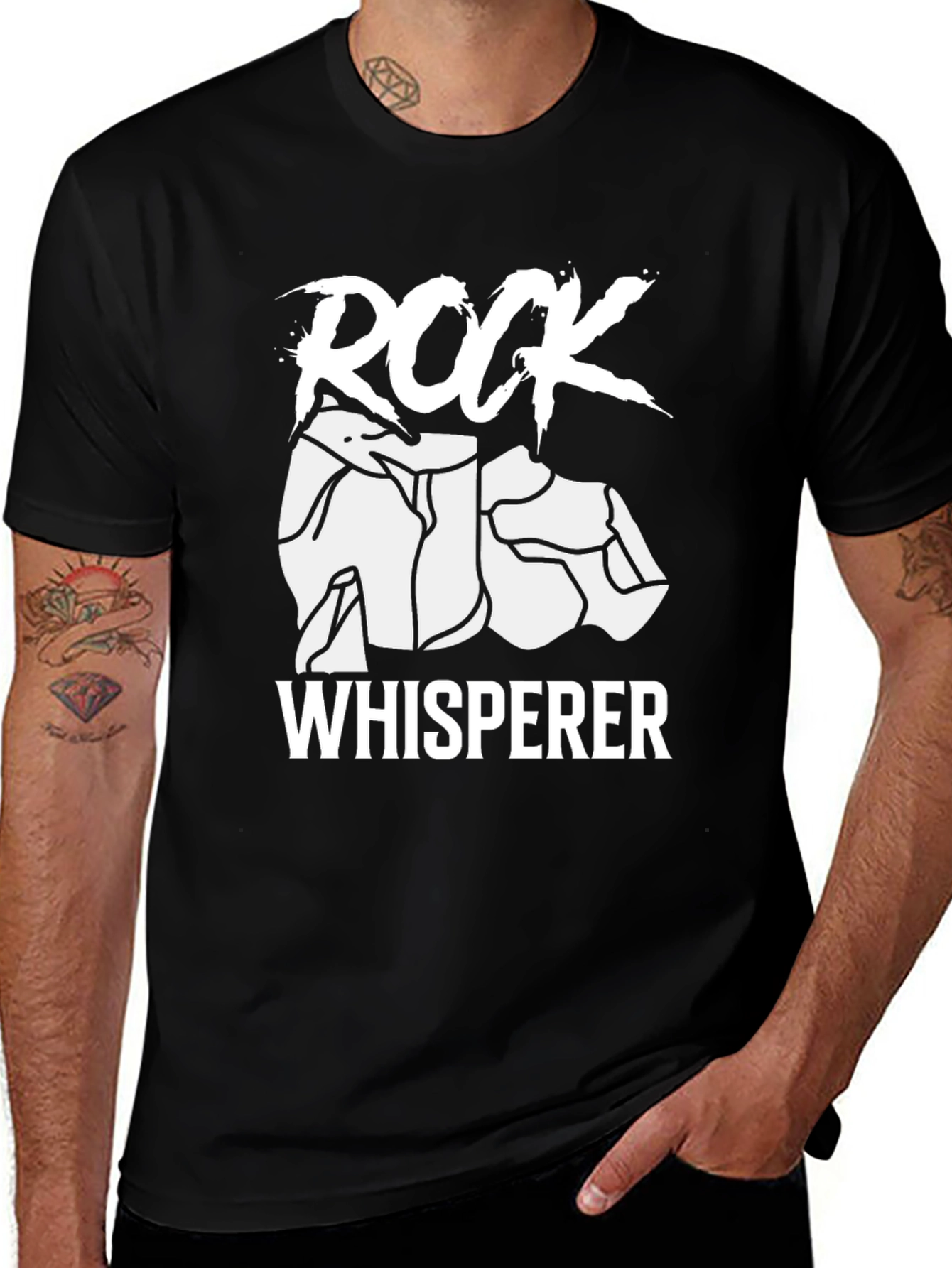 Variant 20 of Rock Whisperer Graphic T-Shirt