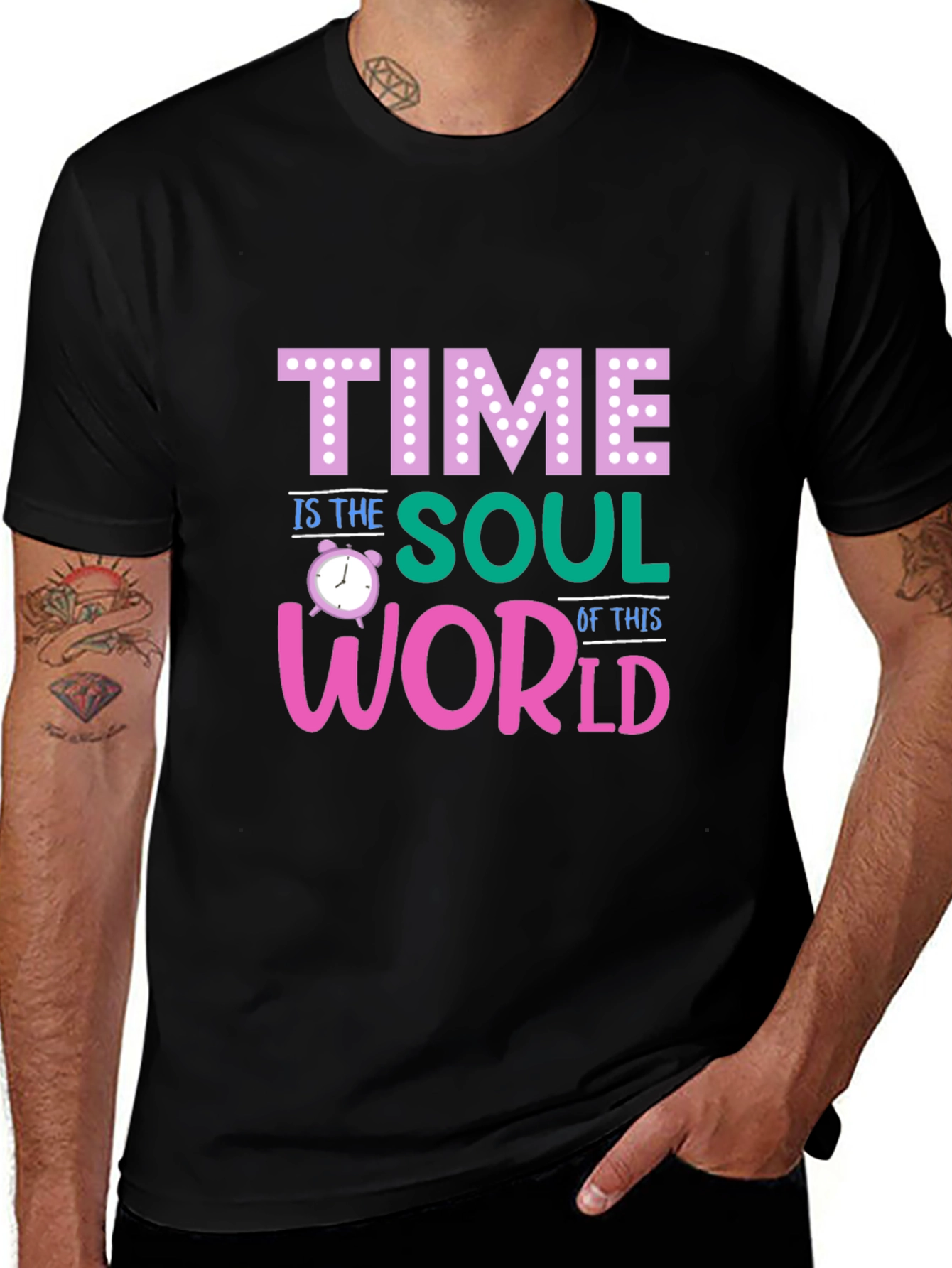 Variant 11 of Time Is The Soul of This World Graphic Tee