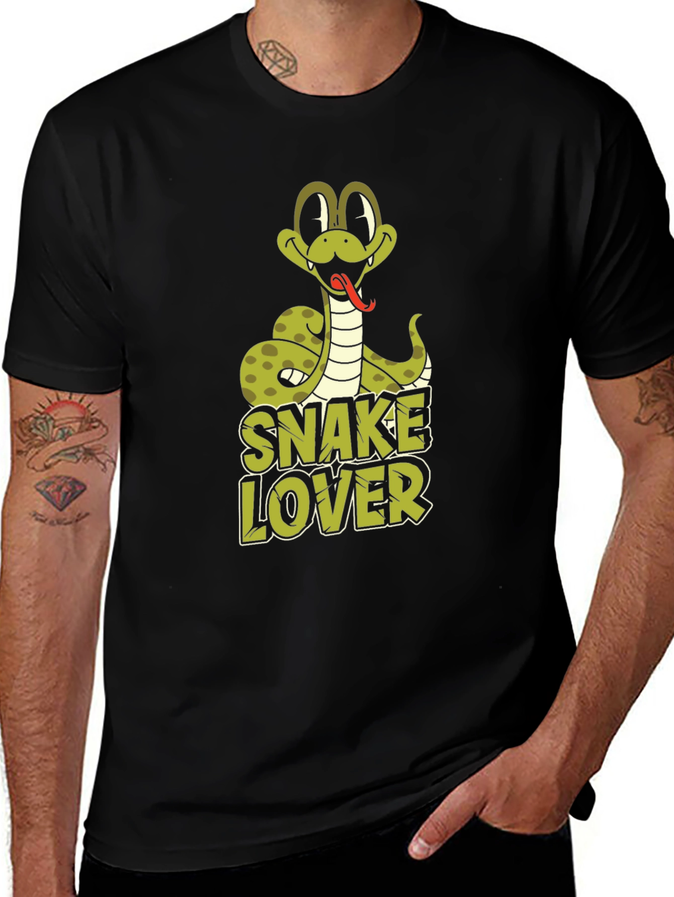 Variant 8 of Snake Lover Graphic Tee - Reptile Enthusiast Shirt