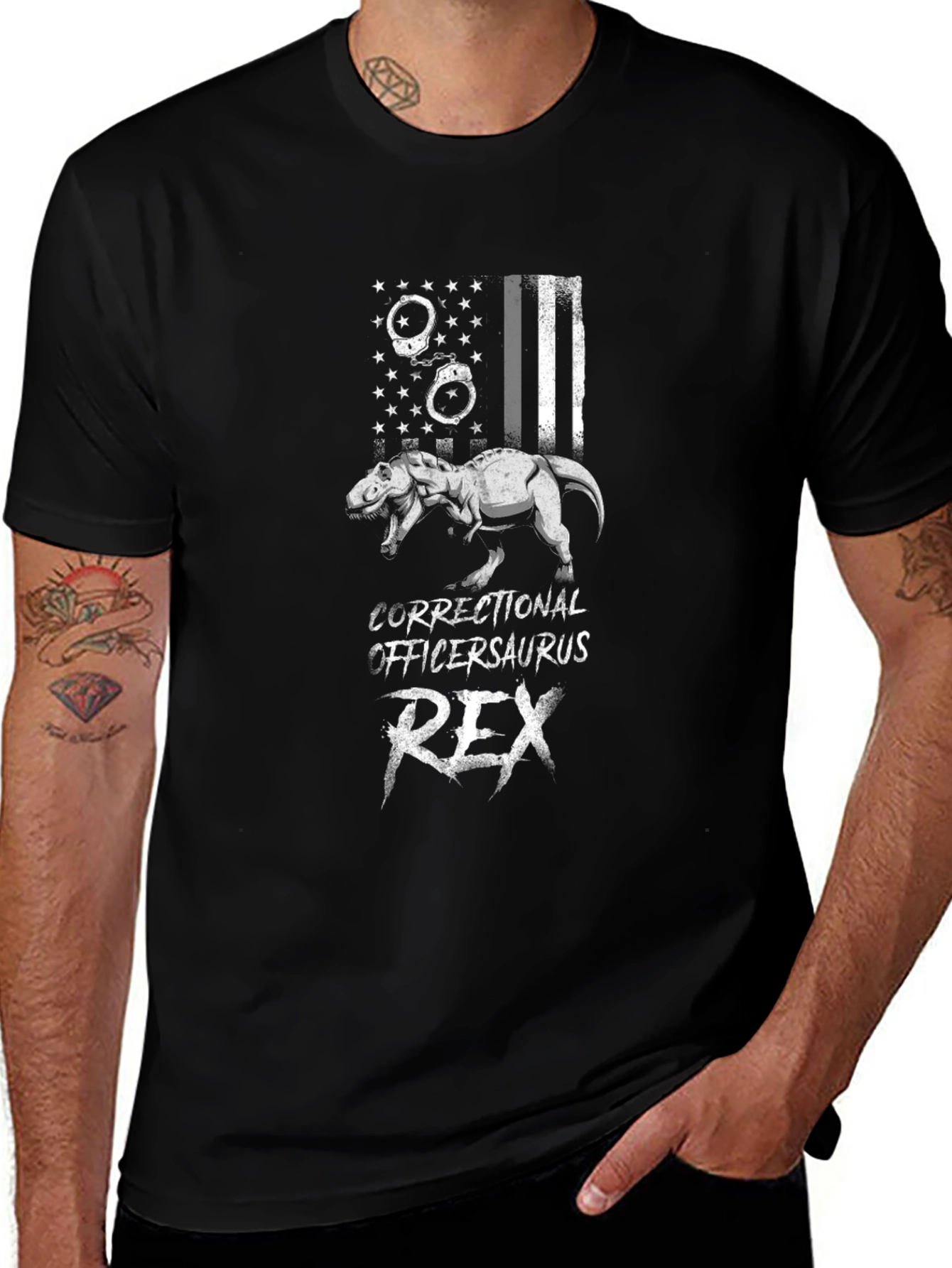 Variant 21 of Correctional Officer Dinosaur Rex Tee