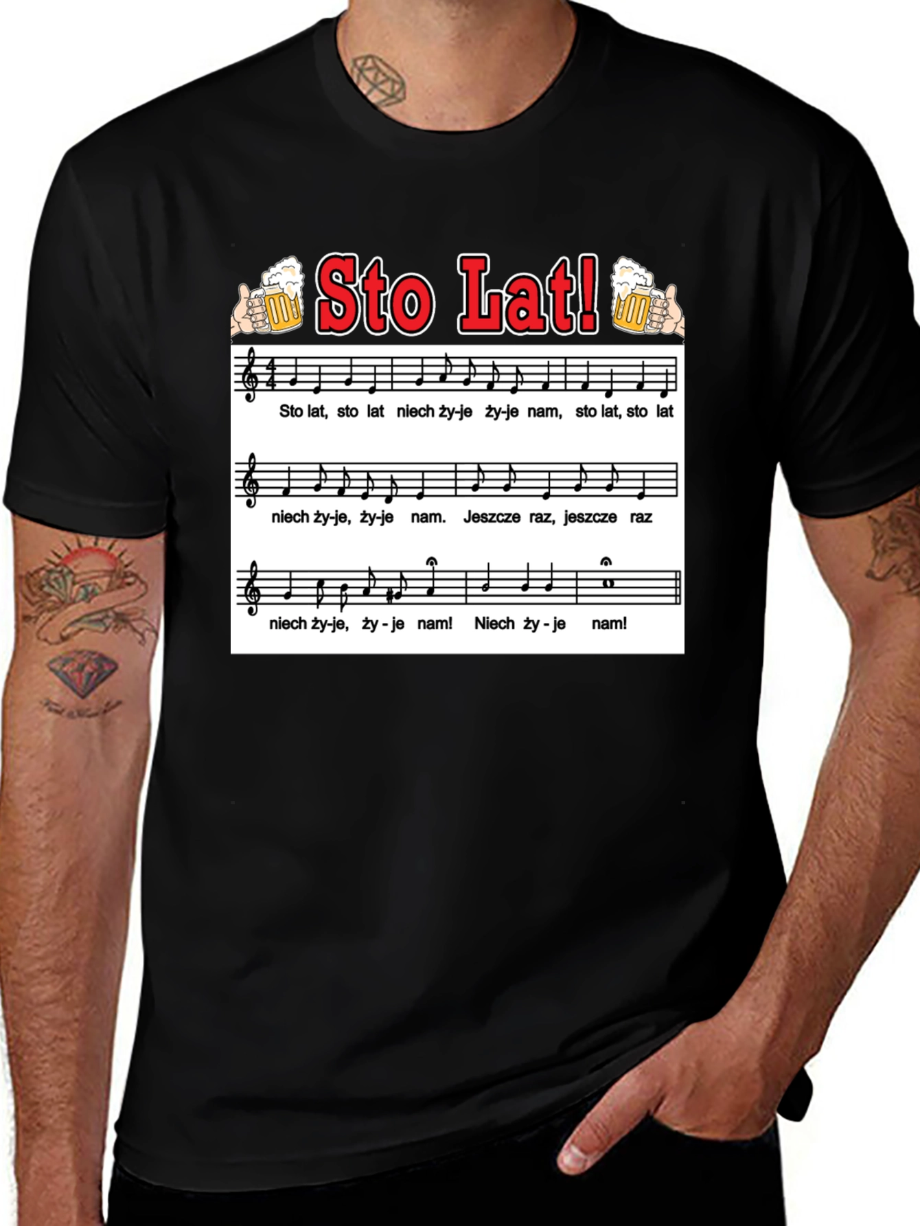 Sto Lat T-Shirt - Polish Birthday Song Tee