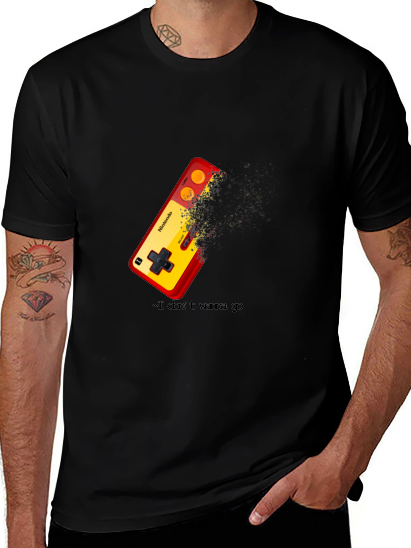 Retro Gamer Tee - I Don't Wanna Go