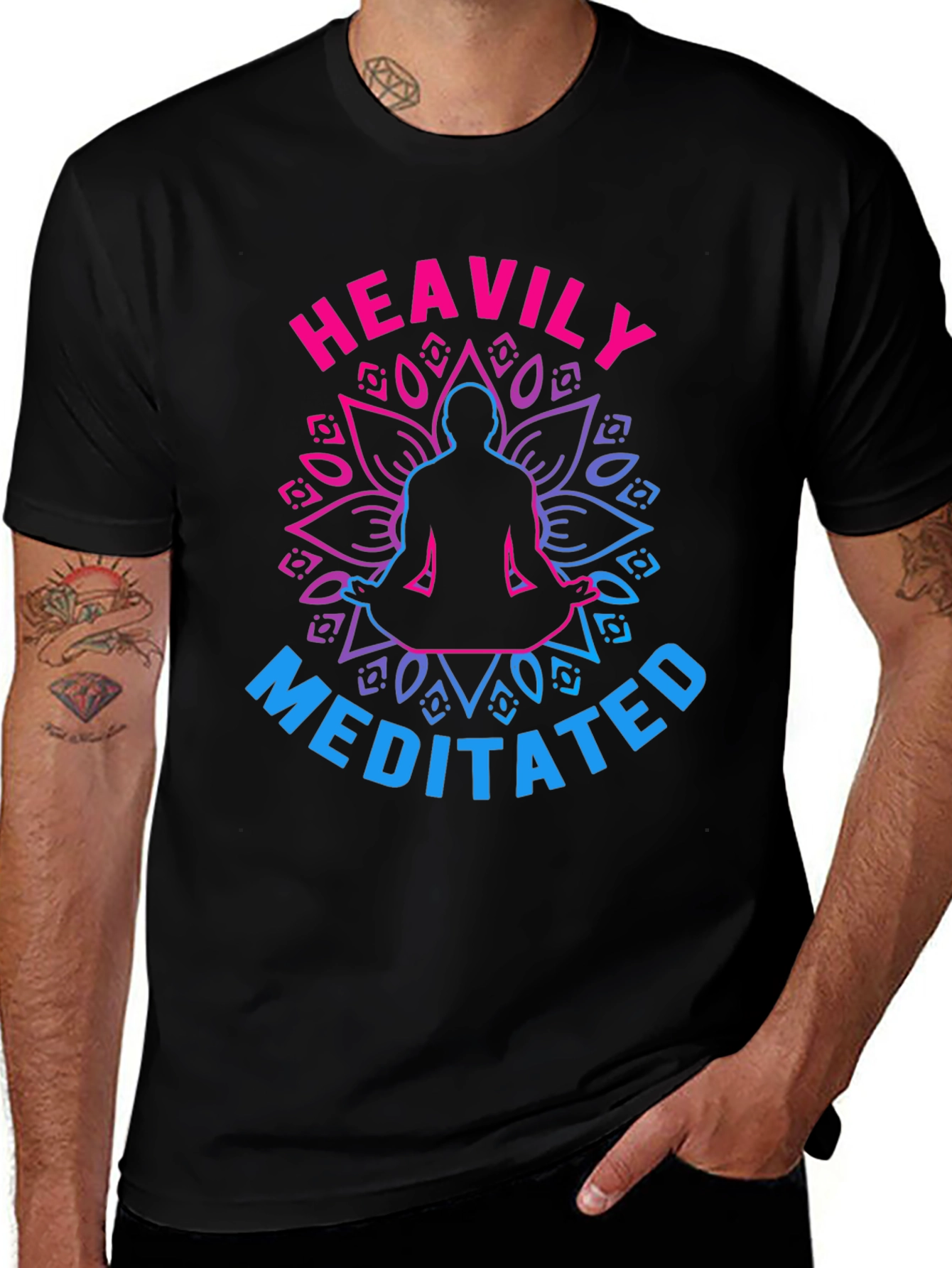 Variant 30 of Heavily Meditated Yoga T-Shirt