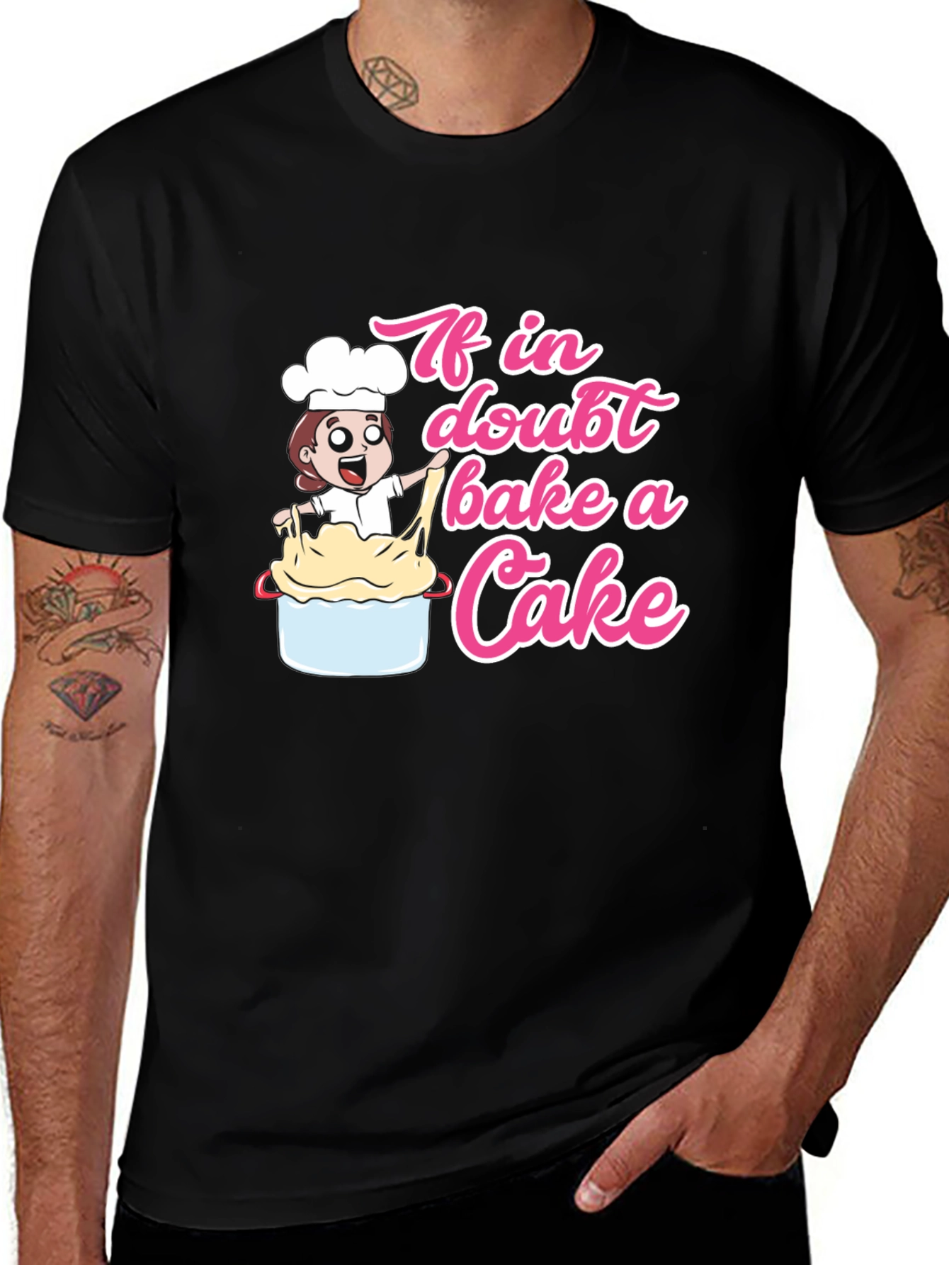 Variant 28 of If In Doubt, Bake A Cake T-Shirt