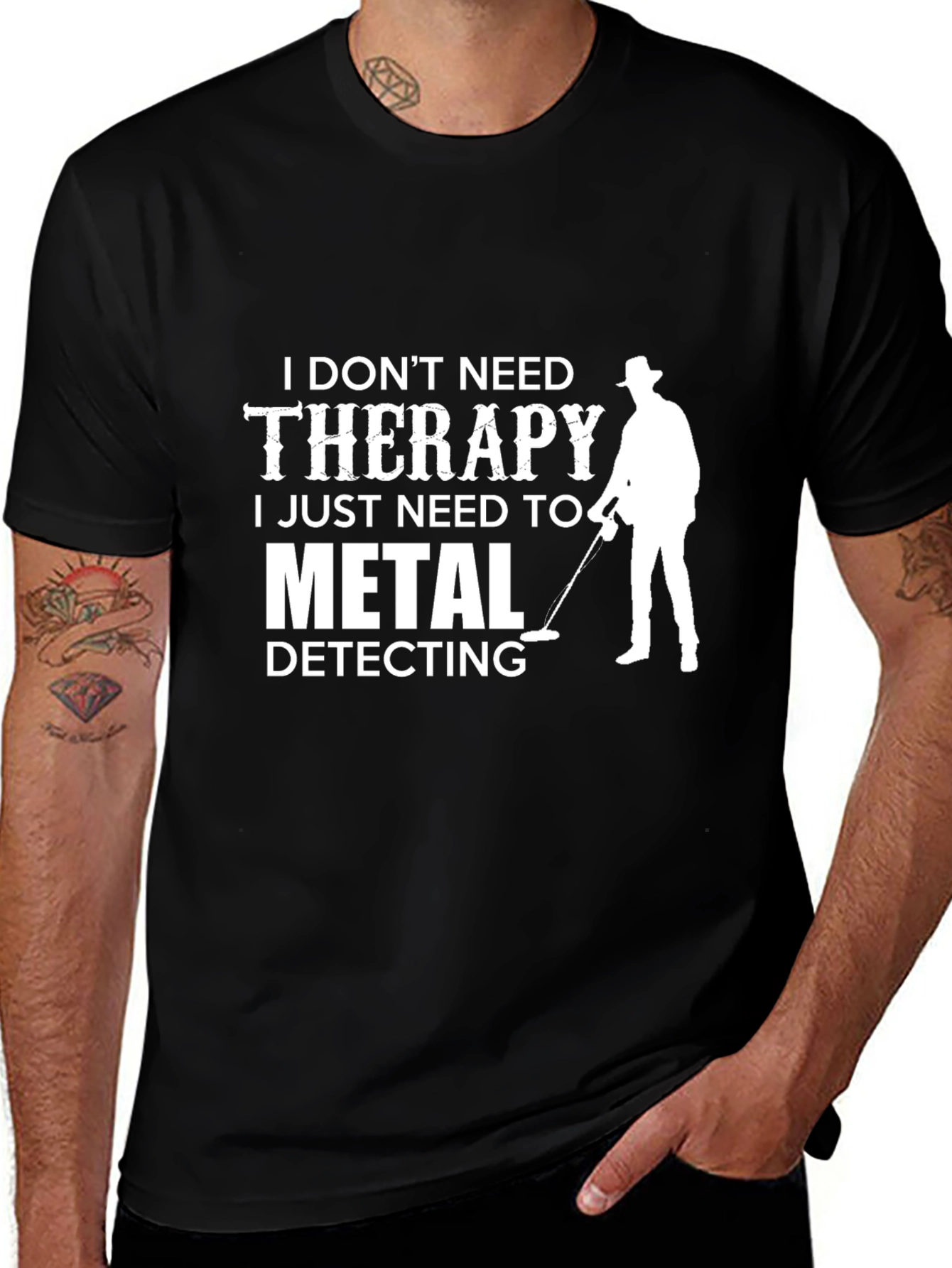 Variant 24 of Metal Detecting Therapy Graphic Tee