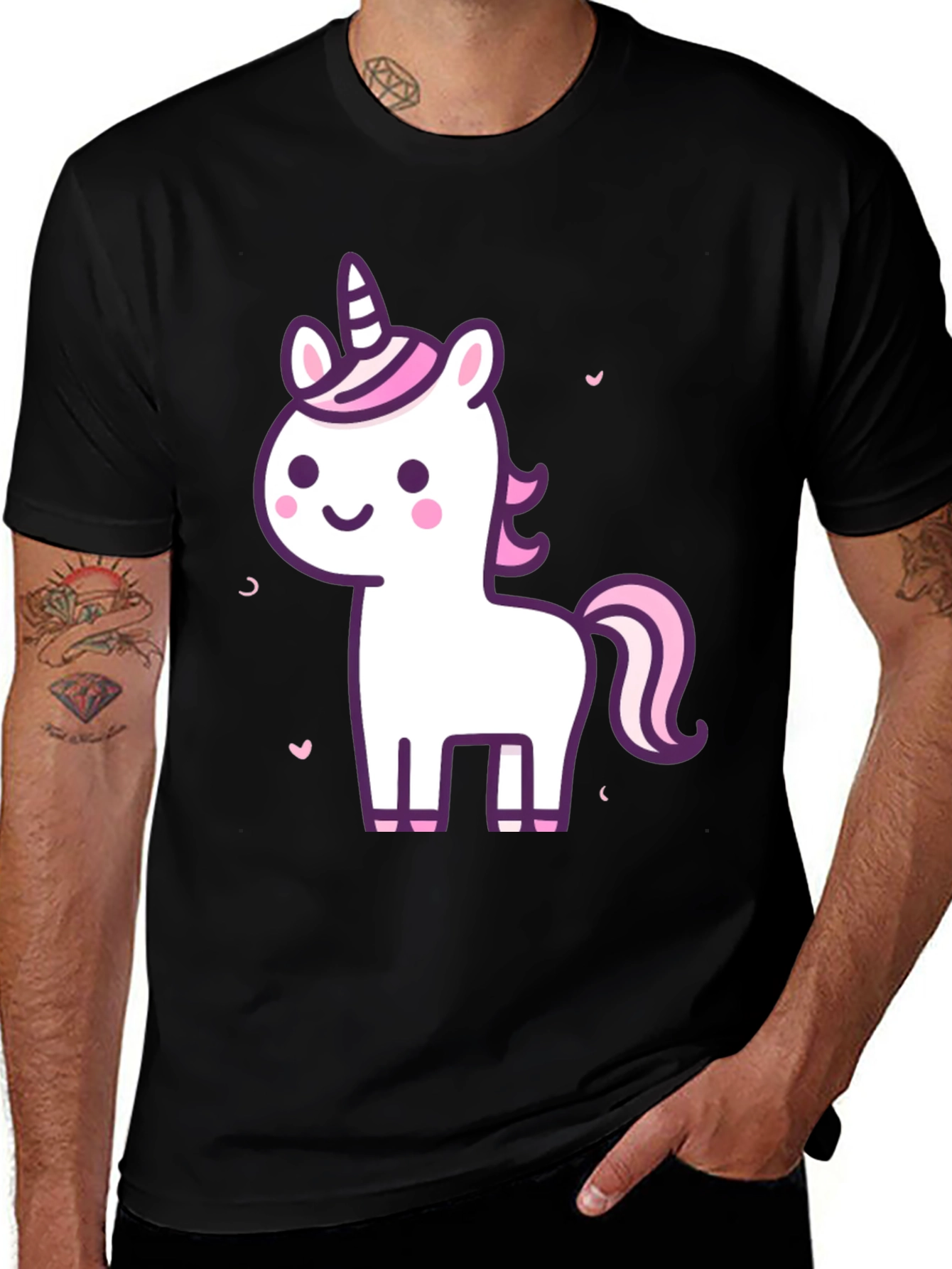 Variant 2 of Unicorn Graphic Tee - Cute Cartoon Shirt