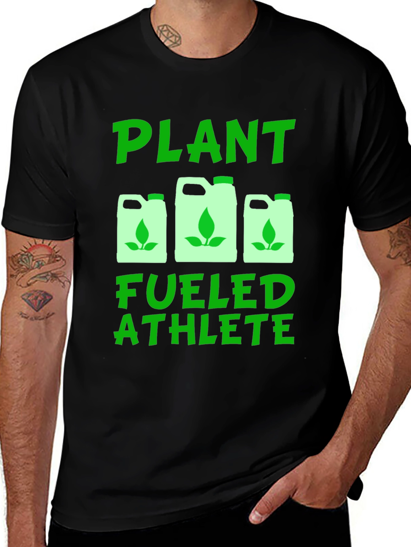 Variant 8 of Plant Fueled Athlete T-Shirt - Vegan Power