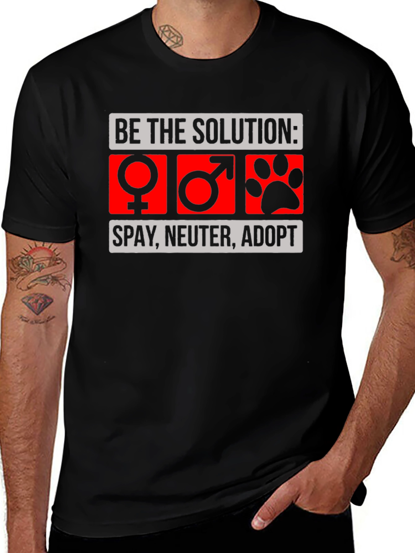 Variant 17 of Spay, Neuter, Adopt T-Shirt