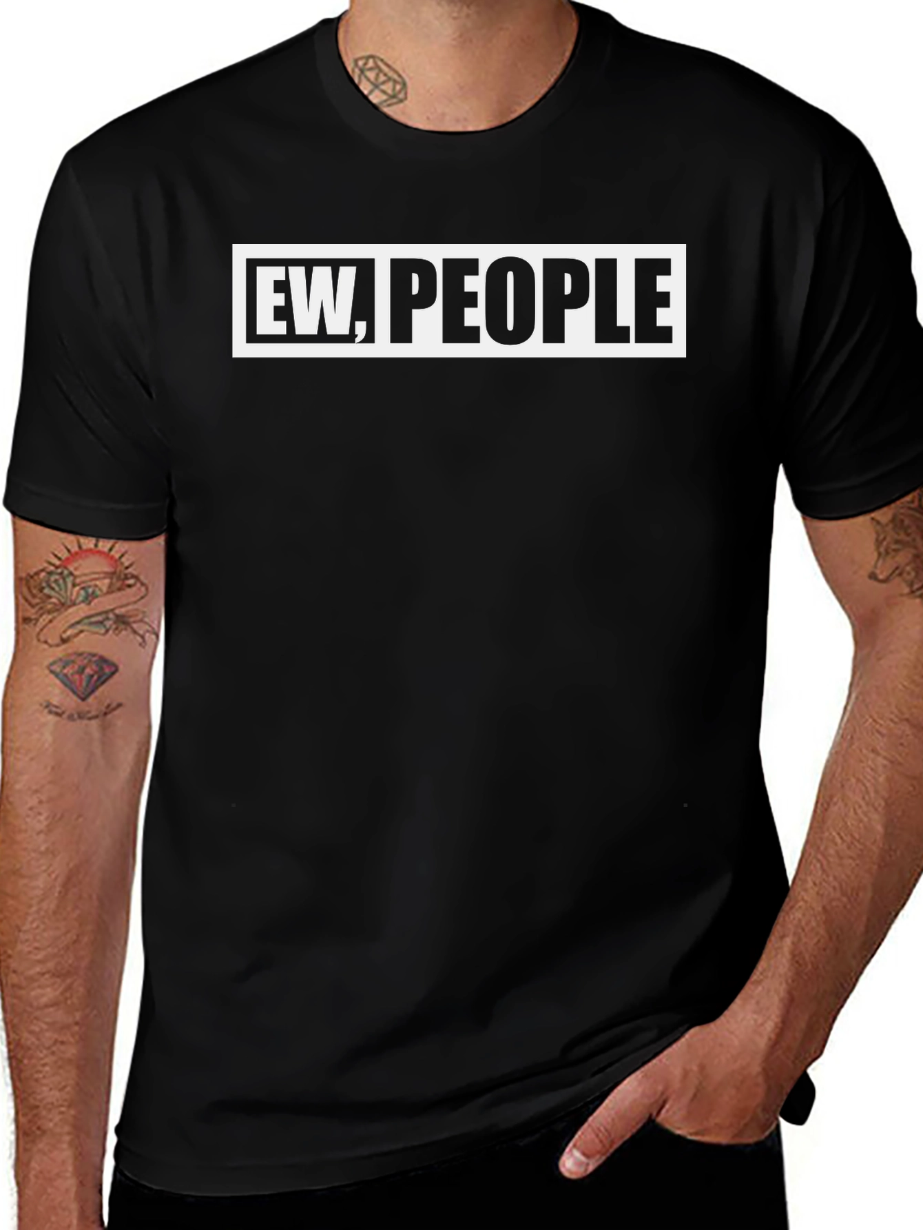 Variant 16 of Ew, People Graphic Tee - Sarcastic Novelty T-Shirt