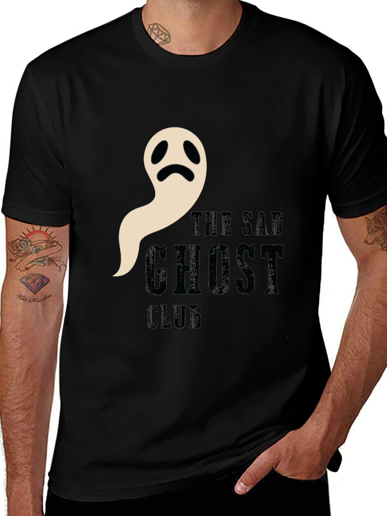 Variant 19 of Sad Ghost Club Black T-Shirt