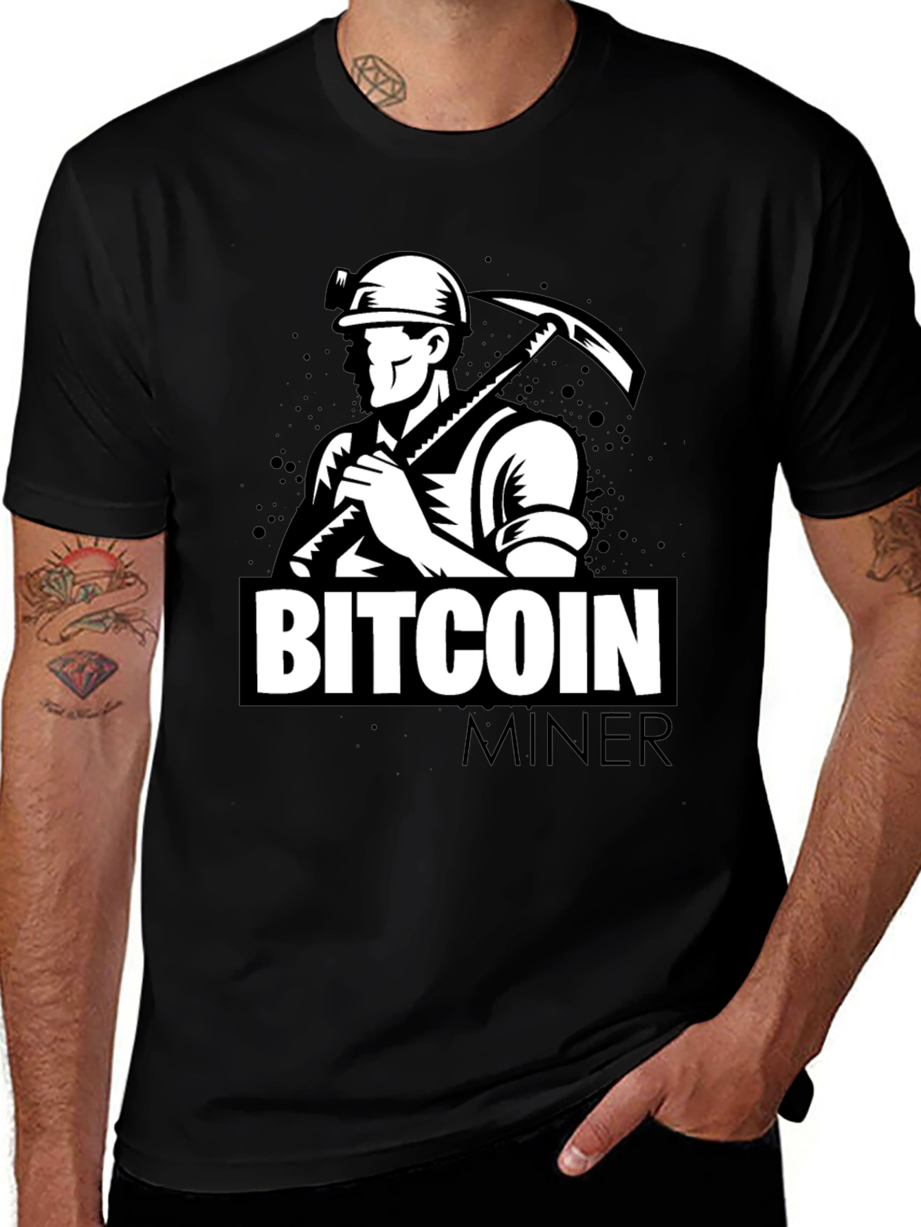 Bitcoin Miner Graphic Tee - Crypto Enthusiast T-Shirt